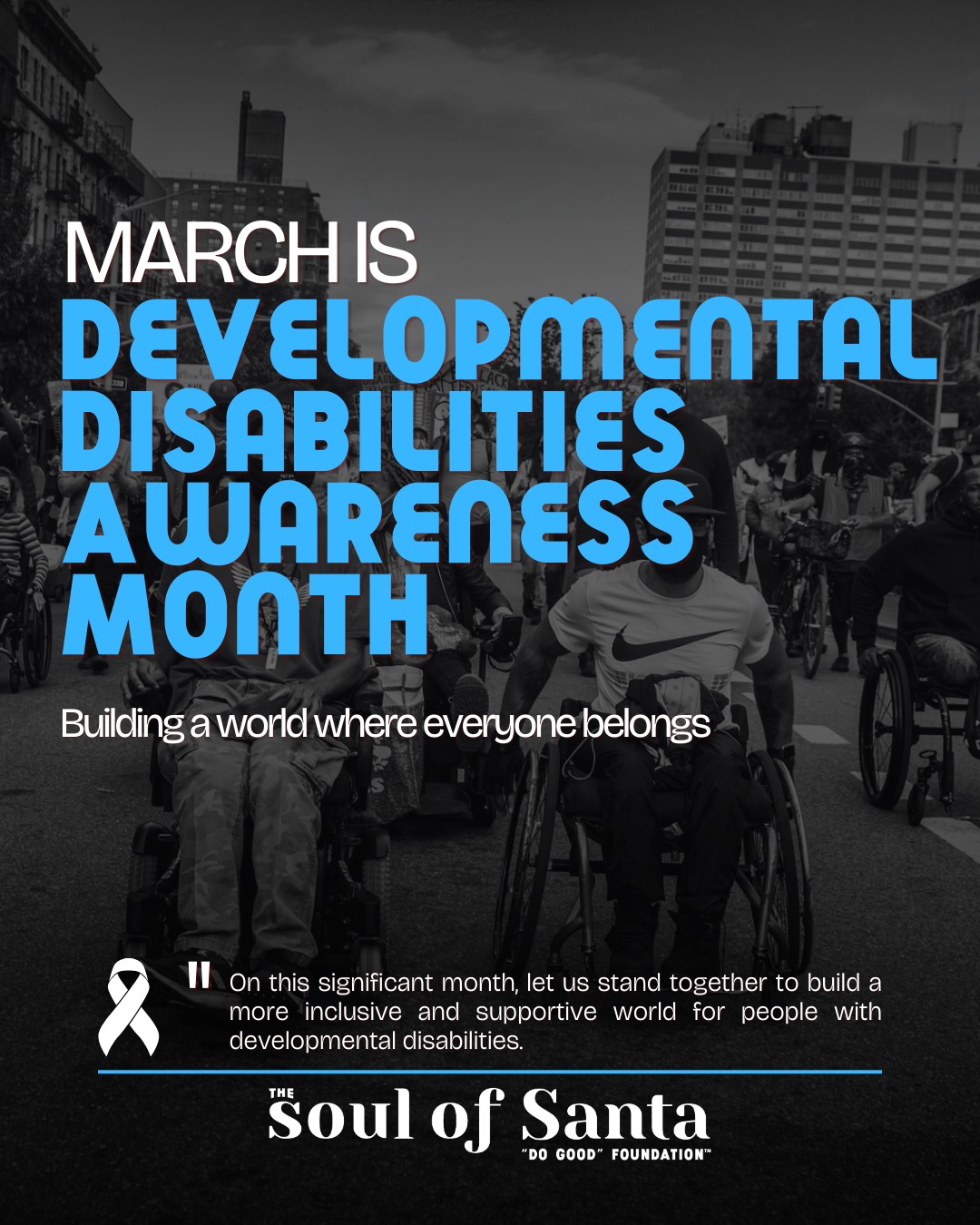 March is Developmental Disabilities Awareness Month 💙
This month is a reminder that every person deserves the opportunity to learn, grow, work, and thrive in a community that values inclusion and respect. People with developmental disabilities bring unique strengths, perspectives, and talents that make our communities stronger.
Let’s continue to listen, support, and create spaces where everyone belongs.
#TSOS #DoGood365 #DevelopmentalDisabilitiesAwarenessMonth #InclusionMatters #DifferentNotLess #CommunitySupport #Awareness