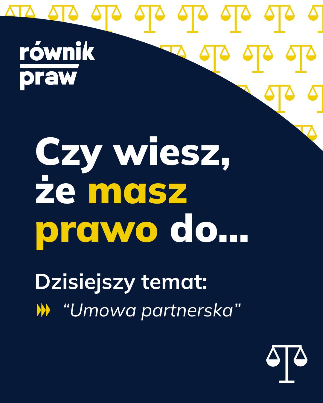 Kontynuujemy cykl, w którym pomagamy zadbać o bezpieczeństwo prawne Twoje i Twoich bliskich.
Dzisiejszym tematem jest umowa partnerska, czyli umowa cywilnoprawna zawierana pomiędzy dwiema osobami pozostającymi w związku nieformalnym. Nie jest to oficjalna kodeksowa nazwa, ponieważ jak wiemy, w polskim systemie prawnym brak jest ustawowej regulacji związków partnerskich.
Ten instrument prawny pozwala uregulować wybrane kwestie dotyczące wspólnego życia – w szczególności sprawy majątkowe i organizację codziennego funkcjonowania. To sposób, by to, co w relacji partnerów jest oczywiste na poziomie życia codziennego, mogło zostać wyrażone także w języku prawa.
Umowa partnerska może w szczególności regulować:
• sprawy majątkowe – np. zasady ponoszenia kosztów wspólnego życia, sposób korzystania z majątku czy rozliczenia między partnerami,
• organizację wspólnego gospodarstwa domowego – np. podział obowiązków lub sposób zarządzania wspólnymi wydatkami,
• wzajemne wsparcie i opiekę – np. deklarację pomocy w sytuacji choroby czy innych trudnych okoliczności życiowych.
Warto pamiętać, że niektóre postanowienia umowy partnerskiej mają przede wszystkim charakter deklaratoryjny. Oznacza to, że nie zawsze tworzą one bezpośrednio zobowiązania prawne, ale mogą stanowić istotny dowód w razie ewentualnych sporów między partnerami lub w relacjach z osobami trzecimi czy organami administracji.
Umowa partnerska może także wpływać na ocenę stosunków majątkowych między partnerami oraz na sposób rozliczeń między nimi, zwłaszcza w przypadku zakończenia związku.
Najbezpieczniej sporządzić ją w formie pisemnej, jasno określając prawa i obowiązki obu stron. W zależności od jej treści możliwe jest również skorzystanie z formy aktu notarialnego, zwłaszcza jeśli umowa dotyczy czynności wymagających szczególnej formy prawnej.
Kontynuacja w komentarzu ⬇️
#umowapartnerska #umowa #partner #partnerstwo #prawo #wsparcieprawne