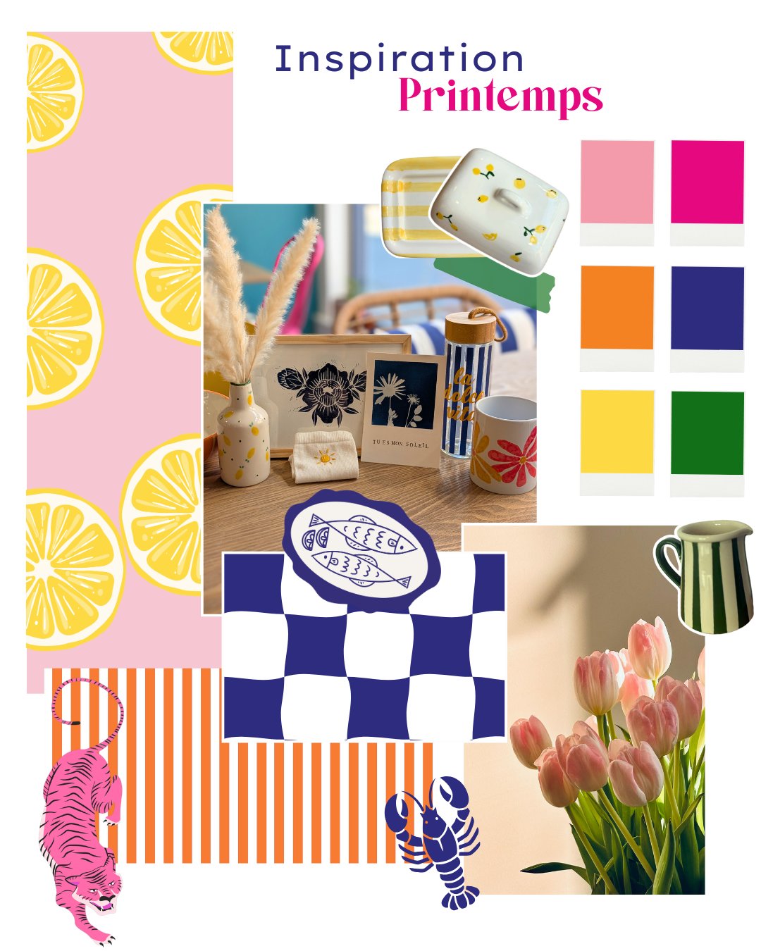 Inspiration Printemps 2026 🌸
Couleurs lumineuses, motifs fruités, fleurs et rayures…
Le printemps s’invite à l’atelier avec une palette pleine de fraîcheur et de bonne humeur ✨
De quoi imaginer des créations joyeuses, colorées et pleines de soleil 💛
Un petit détail s’est glissé dans ce post… vous l’avez repéré ? 👀
#LesRecreativesTours #InspirationPrintemps #Printemps2026 #CouleursDuPrintemps #AtelierCreatif