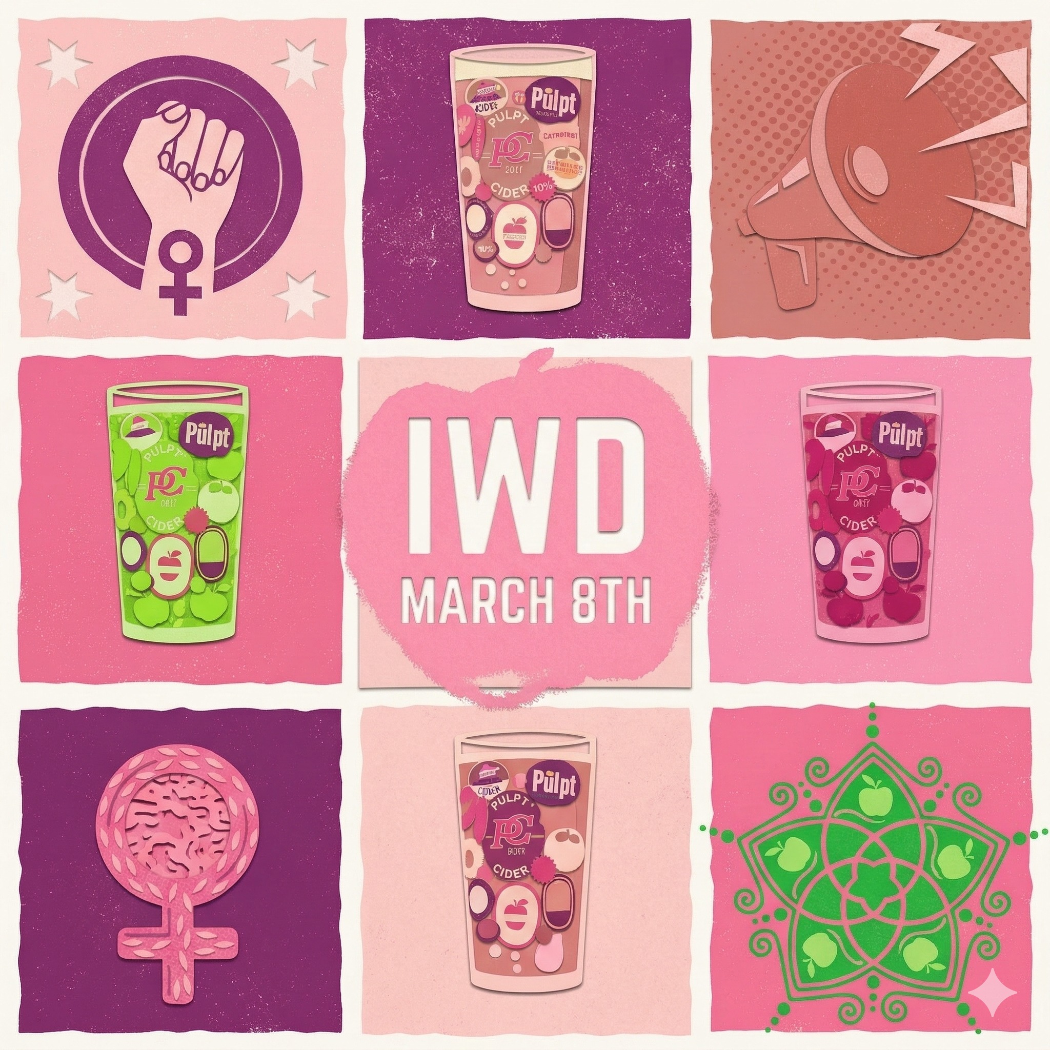 Today we’re raising a glass to the women who help shape the cider industry, from orchard growers and makers to bar staff, buyers and the people sharing great cider with friends.
Great cider doesn’t happen in isolation. It’s built by a community of people bringing skill, perspective and passion to every stage of the journey.
Here’s to the women helping move cider forward.
https://shop.pulpt.co.uk/collections/our-ciders
#InternationalWomensDay
#IWD2026
#WomenInCider
#CiderCommunity
#CraftCider
#PulptCider
#SomersetCider