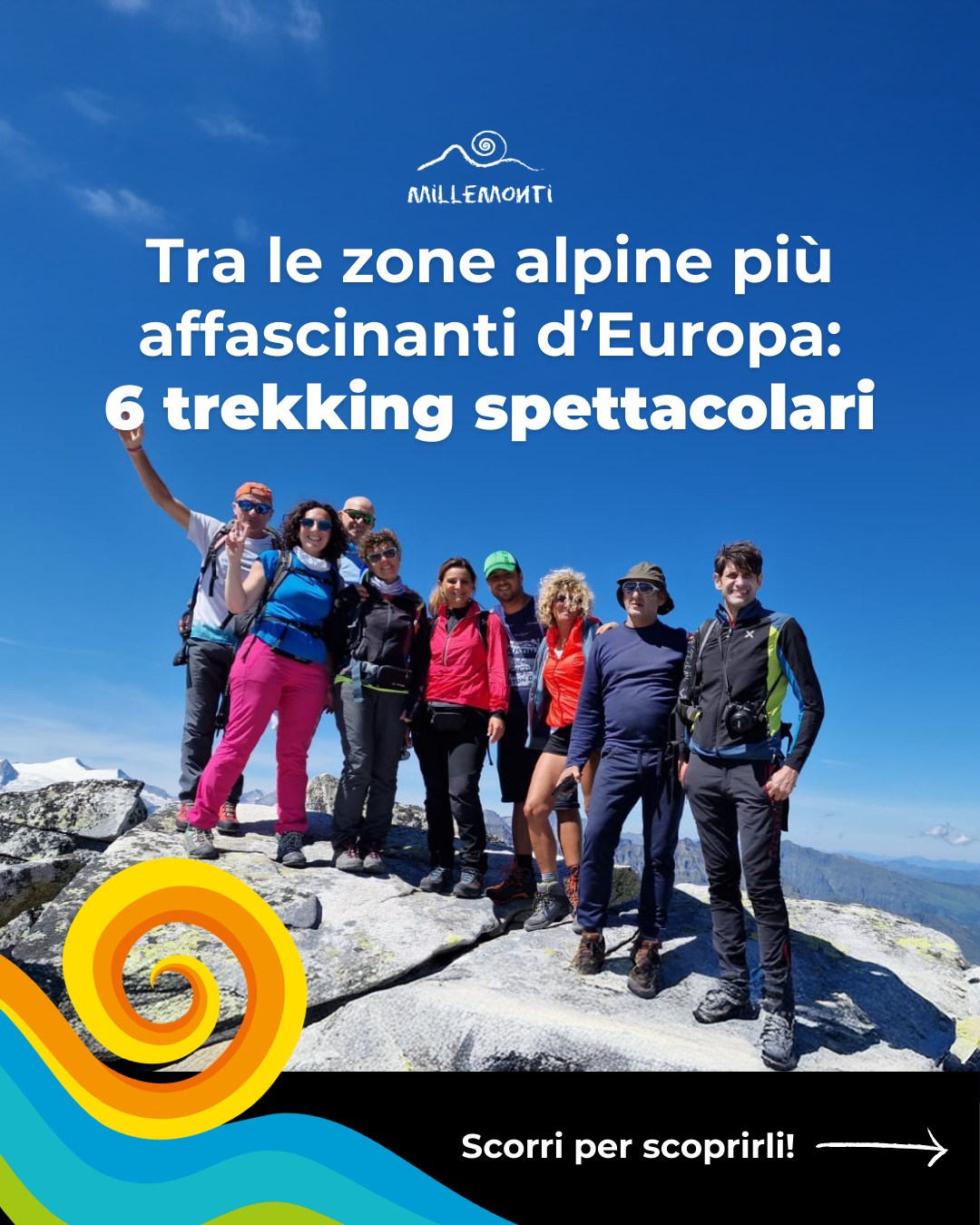 ⛰️💚 Se ami la montagna sai che basta poco per sentirsi bene: il ritmo dei passi sul sentiero, l’aria fresca del mattino, e quei panorami che si aprono all’improvviso dietro una curva.
🌍 Nei prossimi mesi, ti porteremo tra alcune delle zone alpine più affascinanti d’Europa: dalla Val Venosta al Lago di #Braies, dai sentieri panoramici di #Zermatt ai piedi del #Cervino, fino alla natura selvaggia del Parco degli #AltiTauri in Austria e del massiccio del Bernina in #Valmalenco.
Ti aspettano giornate di cammino, panorami spettacolari e il piacere di vivere la montagna in compagnia.
🥾🎒 Allaccia gli scarponi, prepara lo zaino: si parte! 🚀
Tutti i programmi di viaggio su www.millemonti.it
#millemonti #outdoors #trekking #viaggiare #viaggi #viaggio #vacanza #vacanze #viaggiotrekking #vacanzedigruppo #viaggiodigruppo #ValVenosta
@sportlandweb_ @kayland_official @rockexperienceofficial @guidealpinelombardia @guidealpine_italiane