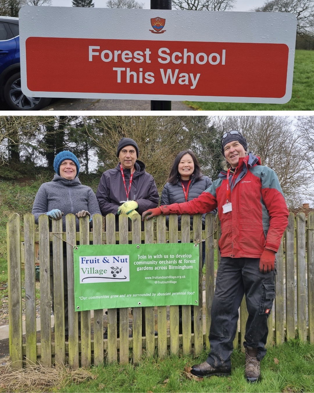 We've just planted a new #orchard and #ForagingHedge at #StFrancisPrimary in #Bournville. Year 6 certainly know how to work hard!