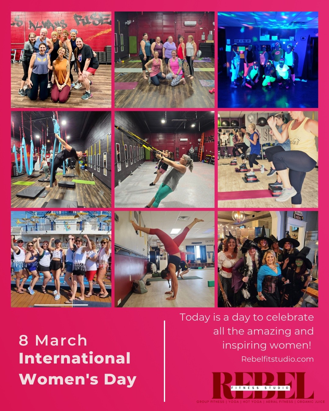 Happy international women's day to the most amazing and inspiring women in our life ❤️
#hotyogalife #pulpfrictionavon #mytribe #barre #selfcare #groupfitness #danvilleindiana #strongisthenewpretty #lovethebodyyourein #yogaeverydamnday #ShopSmall #brownsburgin #yogaisforeverybody #HendricksCountyIN #momsofinstagram #smallbusiness #shoplocal #avonin #rebelsalwaysrise #brownsburgindiana #rebelfitstudio #hendrickscountyindiana #danvillein #plainfieldin