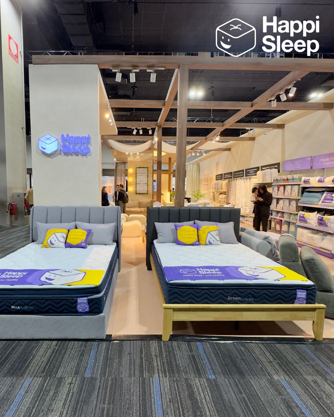 Rethinking sleep and living at MIFF 2026! ✨
Swipe through to see the moments that made our booth buzz with energy!
From innovative materials like Reloop Fibre & Kenaf Fibre to flexible comfort and modular sofa designs made for modern everyday living — we loved sharing our journey to happier sleep with everyone. 💜
Thanks to all our partners and friends who stopped by — we can’t wait to do it again! 💫
#HappiSleep #DreamWithUs #MIFF2026 #SleepInnovation #SmartLiving #SustainableComfort