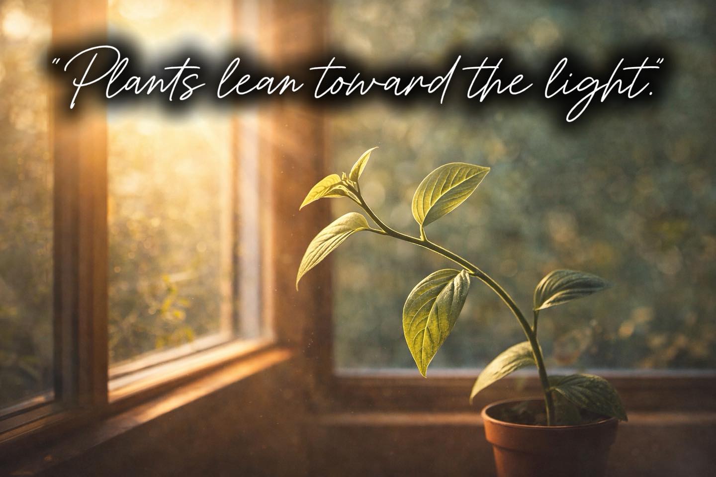 Lean toward the things that inspire you.✨☀️🌱🪴🫶🏽
#ChooseTheLight #MondayMindset #KeepGrowing #PlantInspired #NatureMotivation
