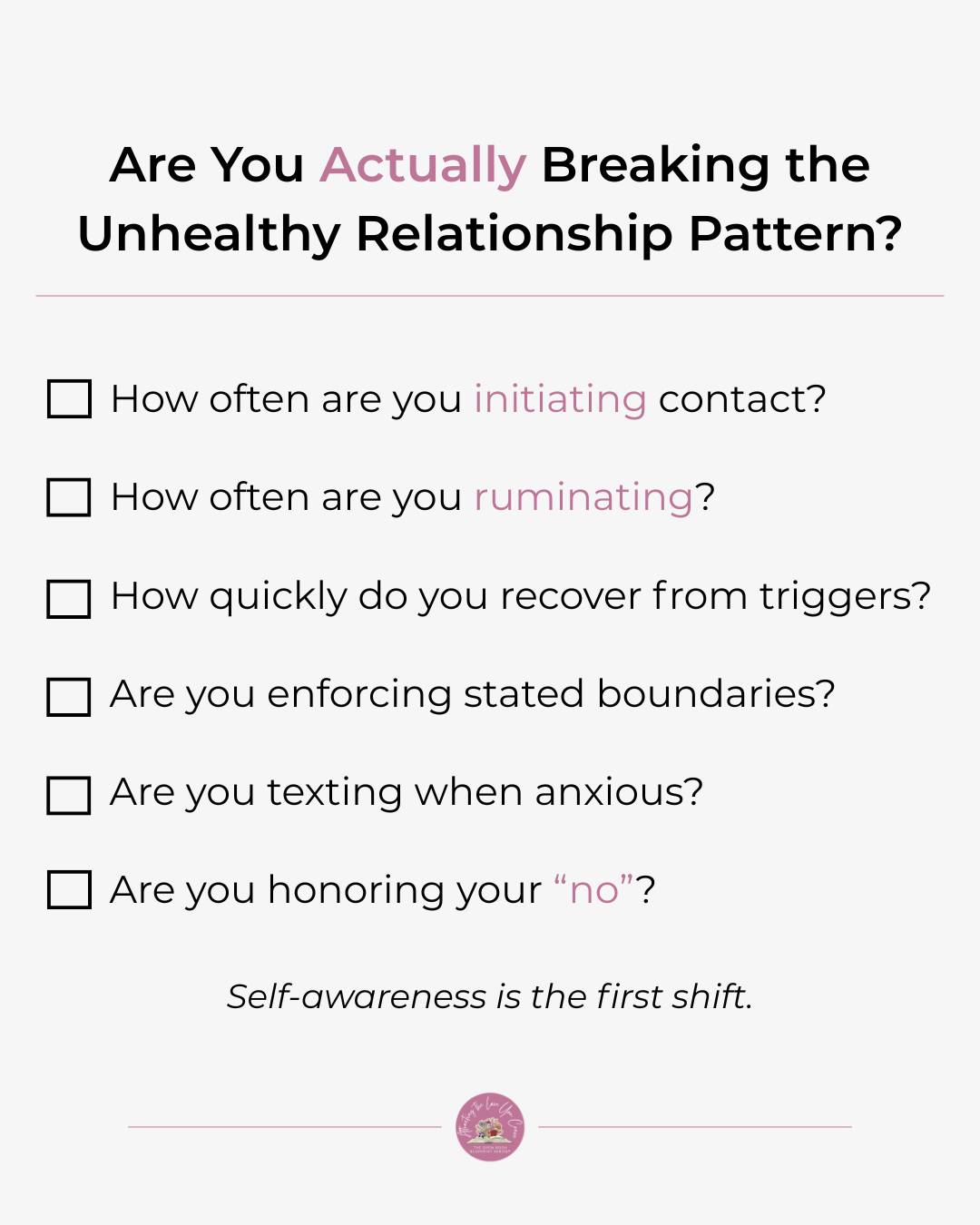 Progress isn’t “I’m healed.”
Progress is shortening the spiral.
Attracting the Love You Crave is open for enrollment. Link in bio.
#healthyrelationships #relationshipadvice #lovetips #healthylove #situationship