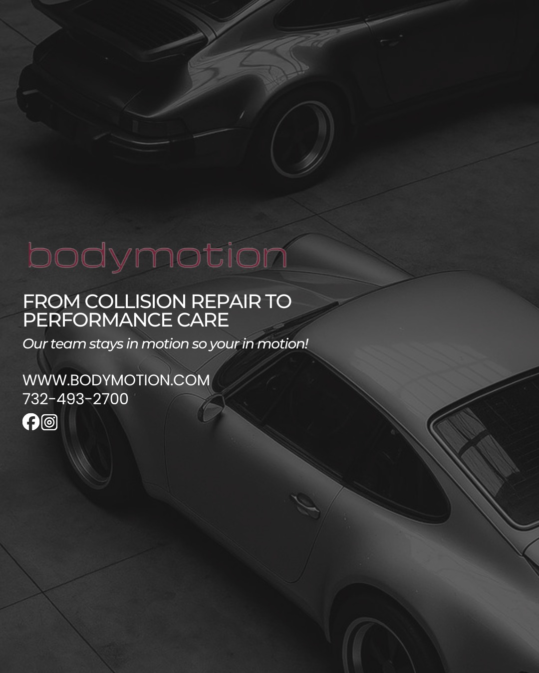 Regular service isn’t just maintenance — it’s peace of mind 🚘💯👏🏁
From oil changes to diagnostics, we treat every vehicle with precision and care.
Because great performance starts with great service 👨🔧
We’re in motion to keep you in motion🚗
Experience trusted care backed by over 40 years of expertise.
www.bodymotion.com | 732-493-2700
#Bodymotion #AutoService #PreventativeMaintenance #TrustedTechnicians #PerformanceStartsHere #MonmouthCountyNJ #DrivenByExperience #ExcellenceInMotion #PorscheService #autobody #autorepair #bodyshopnearme #autobodyshopnearme #autorepairshopsnearme #CarCare #AutoInspection #KeepItRunning #PrideAndJoy #TrustedExperts