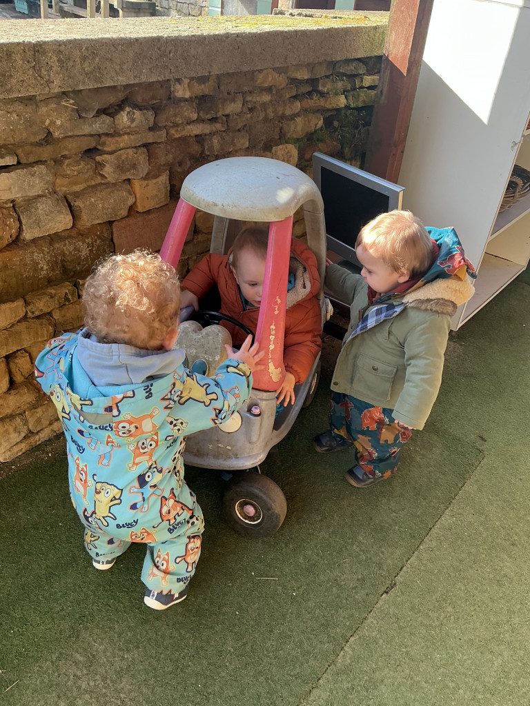 Our babies enjoying their own special outdoor space 🌿
Our baby garden is designed especially for children under two, giving them a calm and safe environment to explore the outdoors at their own pace in all weathers.
Fresh air, natural light and open space offer wonderful opportunities for sensory exploration and early movement. Even the smallest experiences, feeling the breeze, watching leaves move or exploring different textures, help babies begin to understand the world around them.
Outdoor time is such an important part of early development, and we love giving even our youngest children the chance to enjoy nature every day.
#earlylearning #hyggeintheearlyyears #outdoorplay #OutdoorLearning