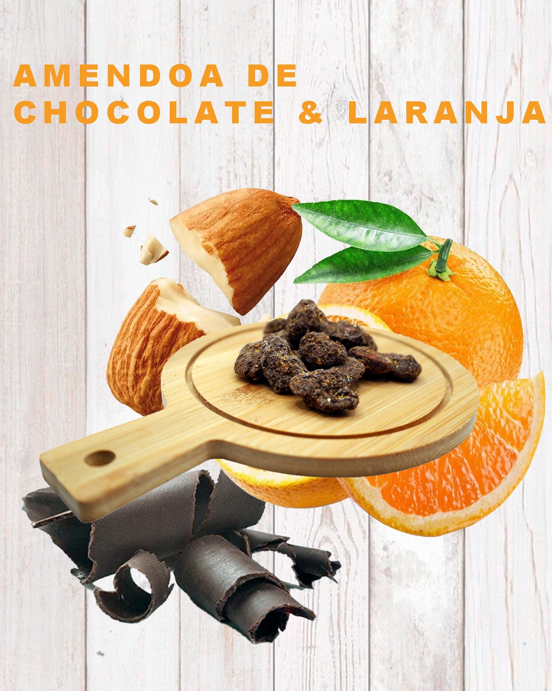Se ama chocolate, prepare-se para se apaixonar.
Amêndoas selecionadas cobertas com chocolate e um delicado toque de laranja.
Crocante, intenso e simplesmente viciante.
✨ Experimente hoje.