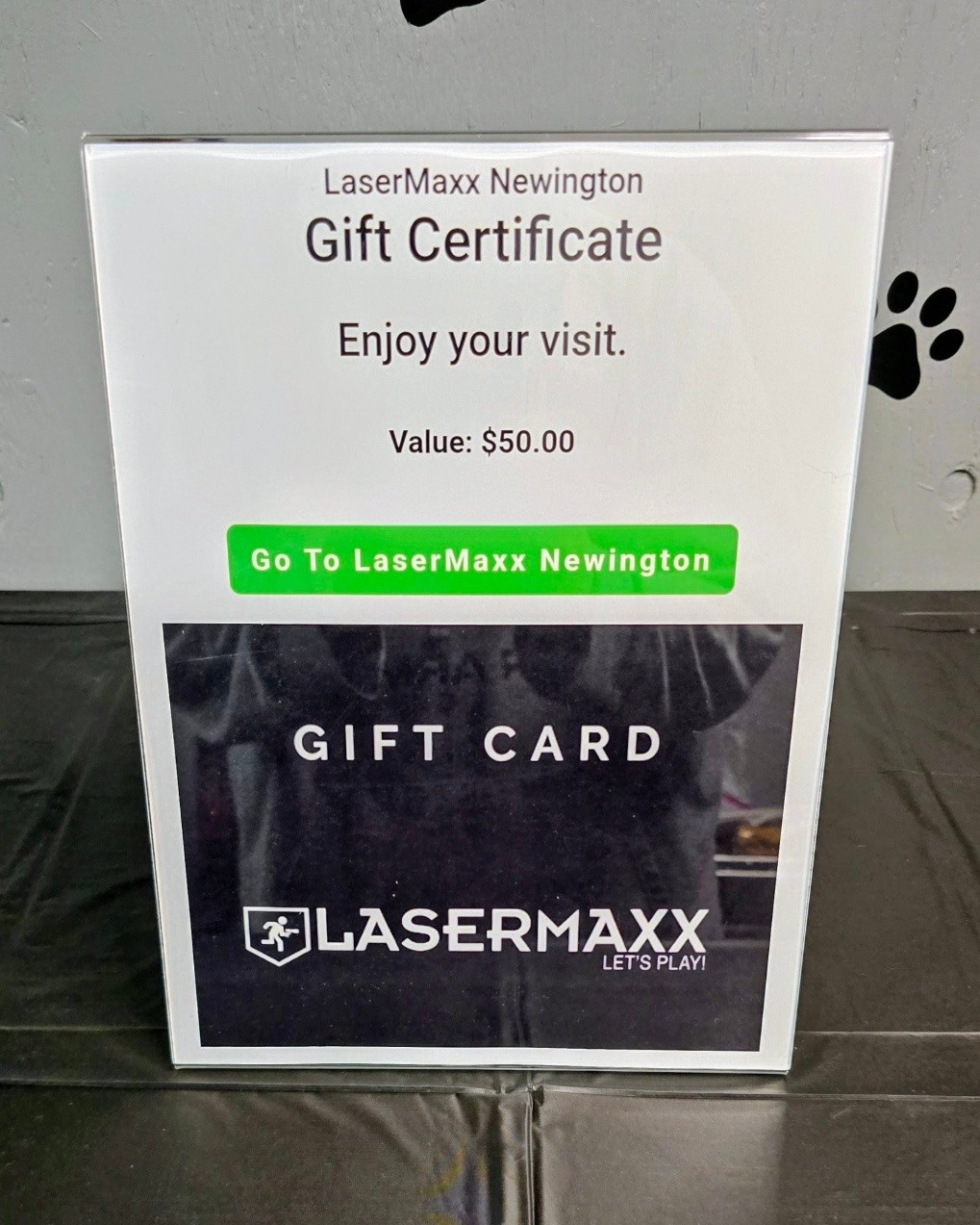 🐾🎟 Raffle Prize Spotlight! 🎟🐾
Get ready for some laser tag fun! One of our Paws for a Cause raffle prizes is a $50 gift card generously donated by Laser Maxx Newington! 🔫✨
Just one of the 50+ raffle prizes helping us raise funds for Harlow's Heroes and the incredible K9s they support. 🐾💙
Join us Saturday, March 14 from 12pm–6pm at the New Britain VFW for vendors, food, and lots of chances to win!
#PawsForACause #HarlowsHeroes #LazerMaxx #CTEvents #ShopLocalCT #SupportK9s #RaffleTime 🎟🐶
