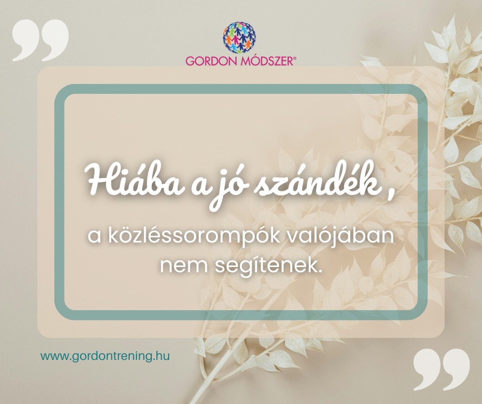 💛Nem vagy rossz szülő attól, hogy közléssorompókat használsz!
Amikor egy tréningen először találkozunk a közléssorompók fogalmával, sok szülőnek ugyanaz az érzése:
„Akkor most eddig mindent rosszul csináltam?”
A válasz: nem.
🛑A legtöbb közléssorompót azért használjuk, mert segíteni akarunk. Tanácsot adunk, megnyugtatunk, kérdezünk, magyarázunk – mert azt tanultuk, hogy ez a jó szülő dolga. A probléma nem a szándékkal van.
Az a gond, hogy amikor egy gyereknek erős érzései vagy problémája van, ezek a reakciók gyakran lezárják a kommunikációt.
🤯A gyerek ilyenkor azt érezheti:
nem értik meg
nem fogadják el az érzéseit
meg akarják változtatni
Ilyenkor gyakran történik valami nagyon tipikus: a gyerek abbahagyja a beszédet.
A Gordon Módszer ezért nem azt mondja, hogy „ne csináld ezt”.
Hanem azt, hogy van hatékonyabb eszköz is. 🩷
Nem azért, mert a szülőnek mindig tudnia kell a megoldást – hanem mert gyakran a gyerek maga találja meg, ha meghallgatják.
👀Olvass tovább: https://www.gordontrening.hu/post/kozlessorompok2