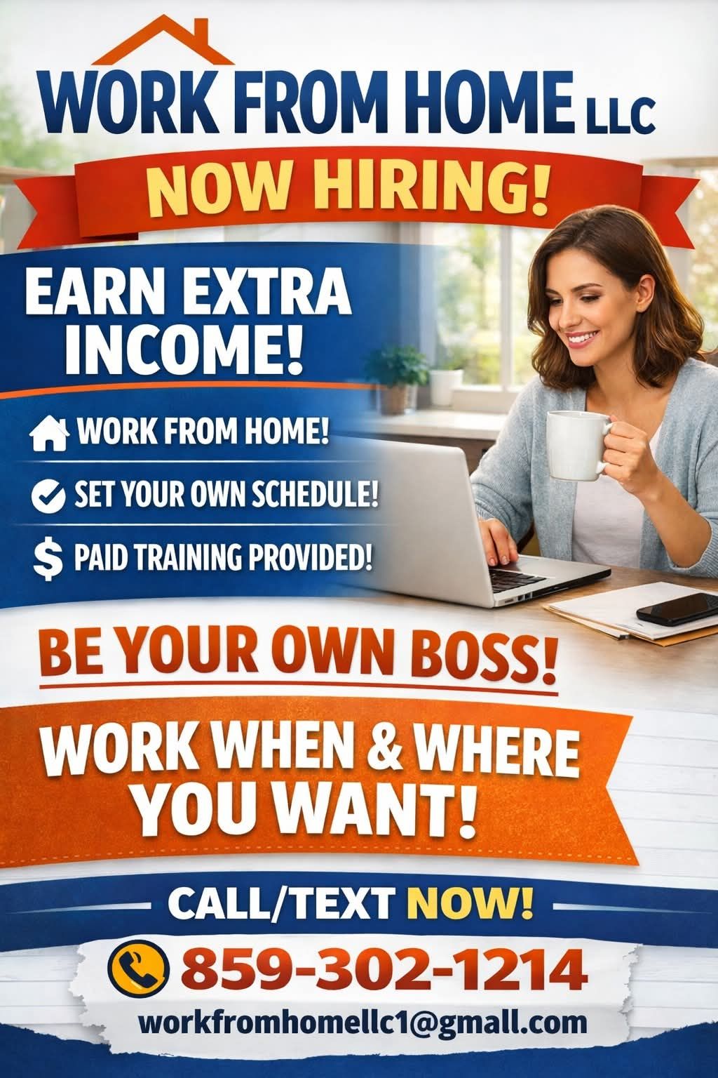 5 spots filled, 20 left. No Training left. Free laptop for first 10 who complete their training. We'll pay you while you learn.