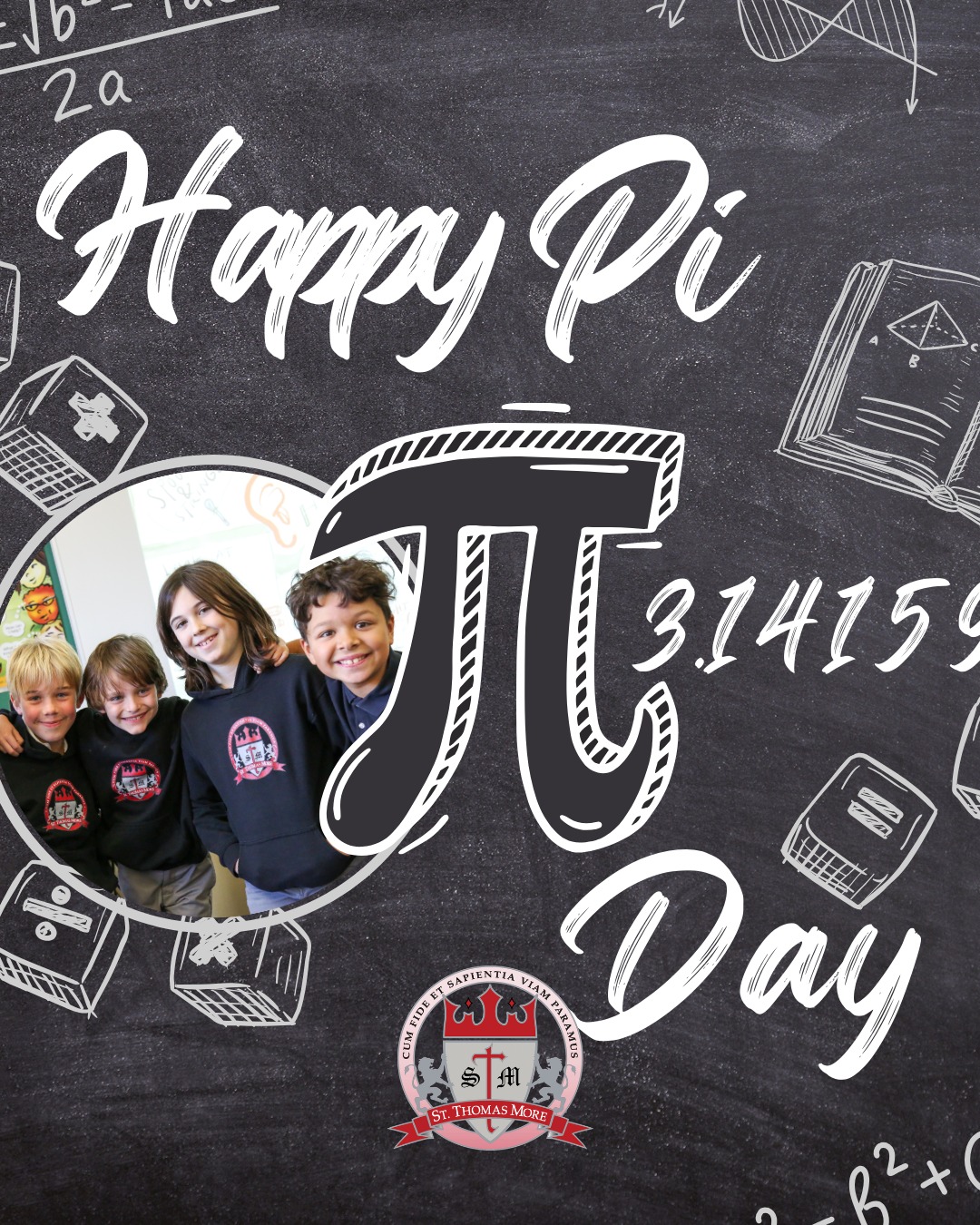 🥧 Happy Pi Day!
Today we celebrate the joy of math and the famous number π (3.14...). While Pi Day is a fun moment for puzzles, activities, and maybe even a little pie, it also reminds us how important math learning is at every grade level.
From our youngest learners building number sense and recognizing patterns, to elementary students mastering problem-solving and critical thinking, to our middle schoolers exploring more advanced mathematical concepts, math is a key part of how students learn to understand the world.
A strong math foundation helps students develop logic, persistence, and confidence—skills that support learning across every subject. We’re proud to see our students growing as thinkers and problem-solvers every day.
Happy Pi Day! ✨
#STMBulldogs #CatholicEducation #catholicschoolportland #StThomasMoreSchool #PortlandSchools #k8catholicschool #portlandoregon #piday #math #MathIsFun #learning #learningisfun