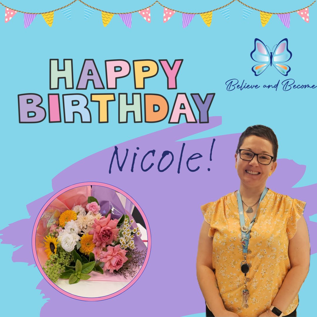 We would like to wish our amazing Nicole a wonderful birthday! 🥰🦋