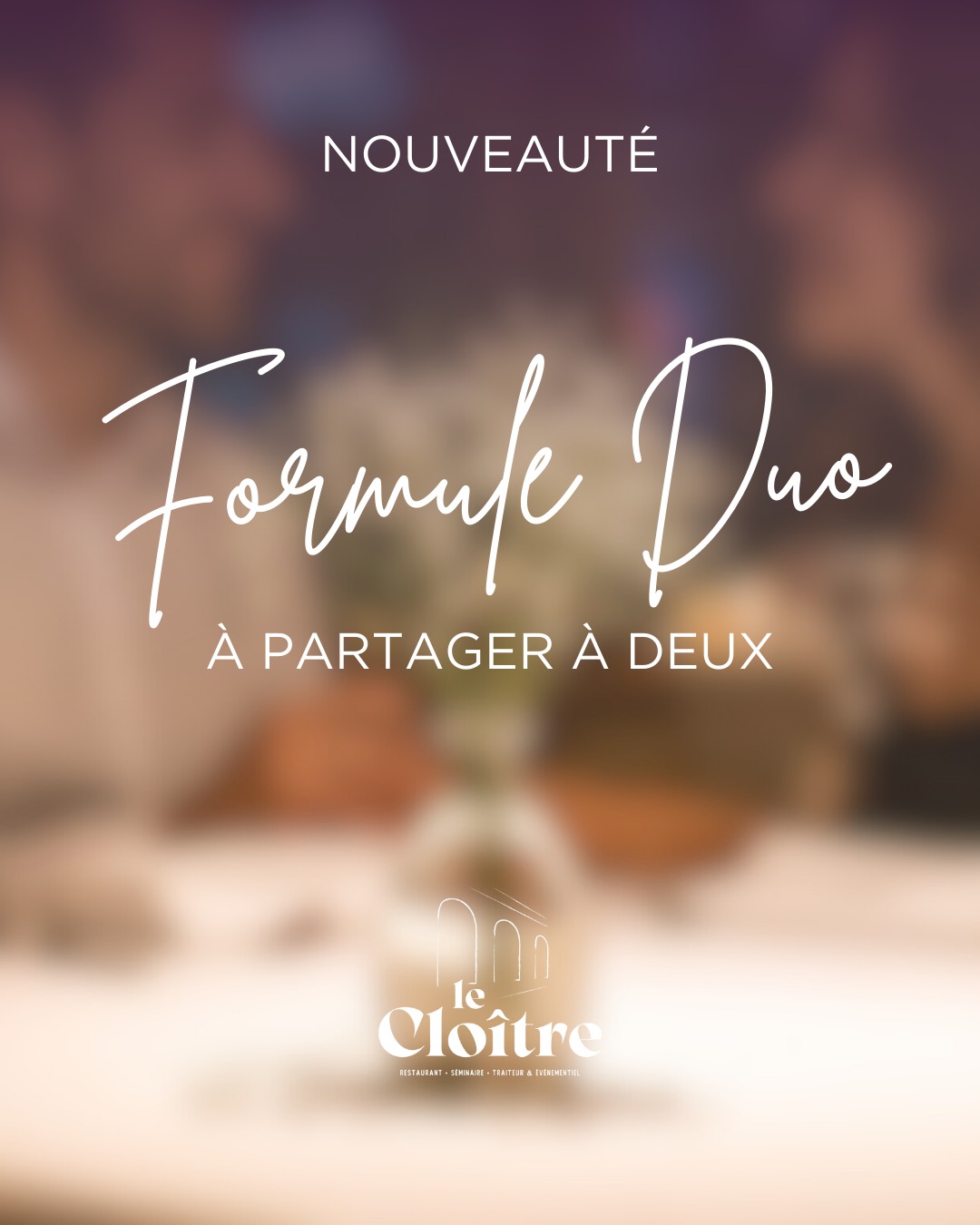 🍽 𝐋𝐞 𝐩𝐥𝐚𝐢𝐬𝐢𝐫 𝐝𝐞 𝐩𝐚𝐫𝐭𝐚𝐠𝐞𝐫
Au Restaurant du Cloître, les bons moments se vivent aussi à deux. Notre Formule Duo vous propose :🥗 une entrée à partager pour deux, 🍽 un plat et 🍰 un dessert de la carte chacun.
Une formule gourmande, idéale pour un moment convivial.
✨ À savourer tous les jours au Cloître.
📍 Au cœur du Parc Thermal de Bourbon-Lancy
📞 Pensez à réserver : 03 85 89 18 91
Office de Tourisme et du Thermalisme de Bourbon-Lancy @bourbonlancytourisme
#LeCloître #NouvelleCarte #MenuSignature #Gastronomie #BourbonLancy #SaoneEtLoire #Terroir #CuisineFrançaise #RestaurantDeCharme #Saveurs