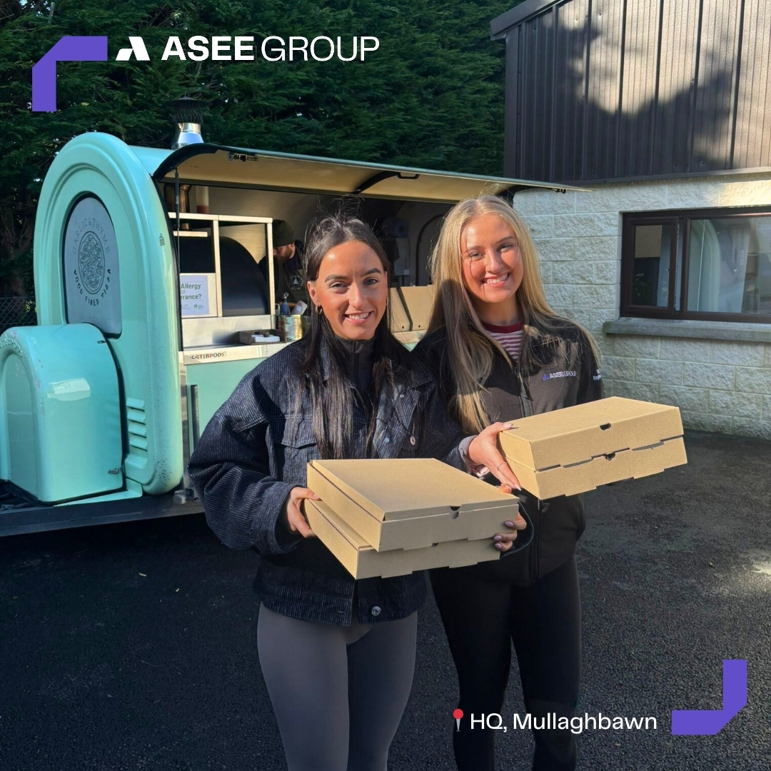 One team. One celebration. Plenty of pizza. 🍕
On Friday, we celebrated Employee Appreciation Day. From our HQ to ASEE sites across Europe, our staff marked the occasion with pizza. No matter the distance between our teams, it was a small gesture to recognise the hard work, dedication and teamwork our people show every day across the business.
At ASEE, our success is driven by the commitment and effort of our teams across every site. Taking the time to celebrate Employee Appreciation Day is just one way to show our appreciation for everything our people do.
A big thank you to all our teams for your continued hard work and contribution💜