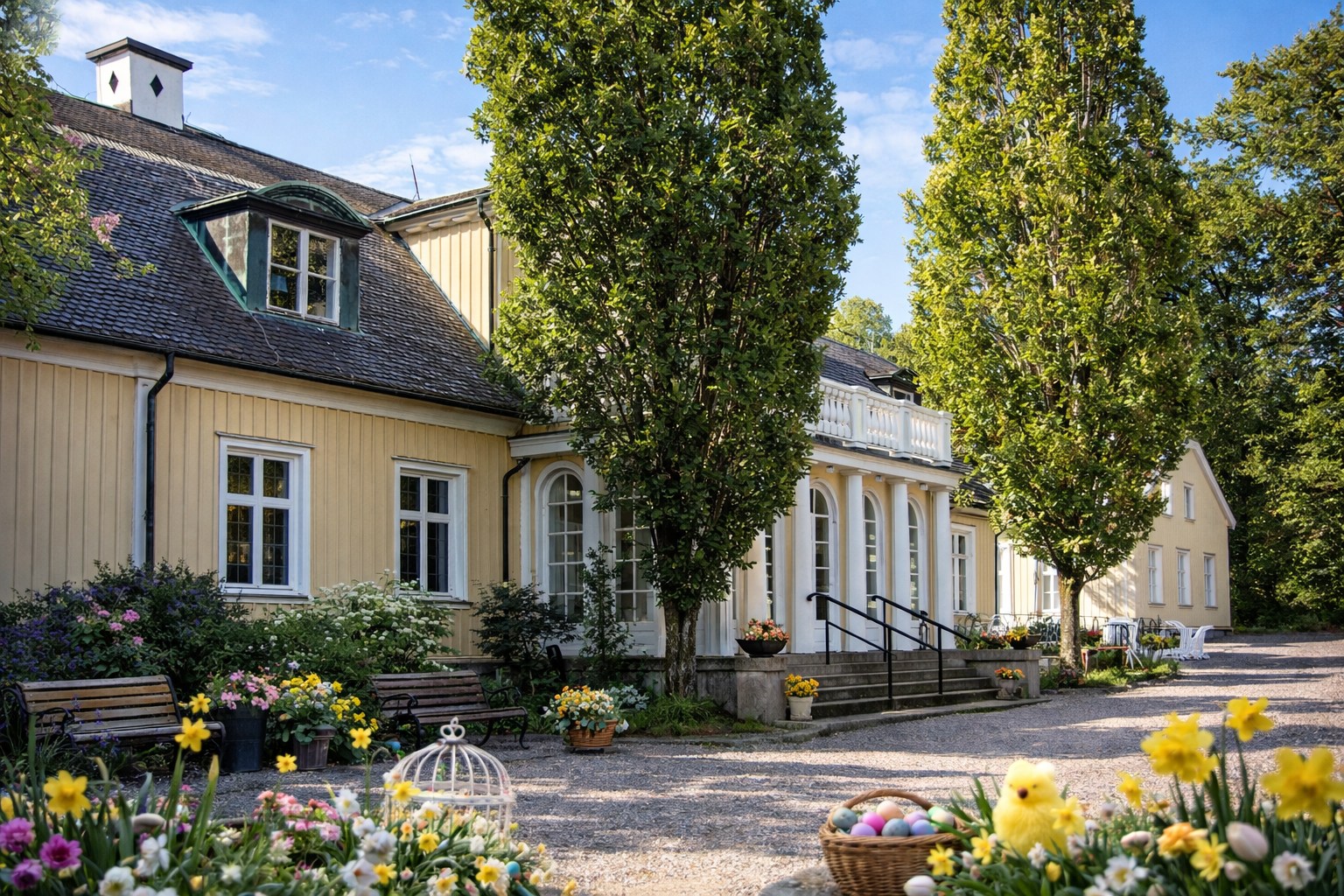 🌼 Påsk på Munkedals Herrgård
I påsk välkomnar vi till dagar fyllda av god mat och gemenskap på herrgården.
Under helgen serverar vi påsklunch och middag, vi provar öl tillsammans med Niklas och i parken blir det aktiviteter för både stora och små.
Ta gärna med familj och vänner och njut av vårens första dagar hos oss.
📅 Långfredag & Påskafton
📍 Munkedals Herrgård
Bord kan bokas via länken i bio eller på 0524-285 06 - välkomna!