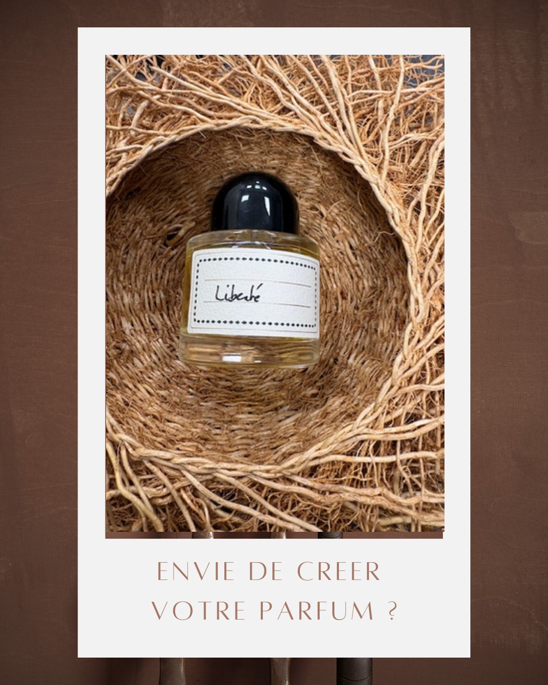 Il reste des places pour l'Atelier création de parfum
le samedi 14 mars
de 14h à 17h
Information: 06 09 76 73 72
feliciecodron@gmail.com
222 av du taillan médoc 33320 Eysines
#ateliercreationparfum #baldesâmesolfactostimulation