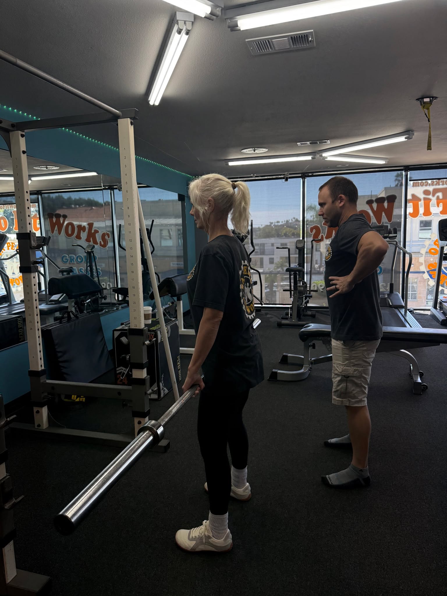 Strong teams build strong coaches 💪
Our owner Matt working with our trainer Sarah and sharing knowledge so we can continue bringing the best training experience to our members. 🔥
Always learning. Always improving. Always leveling up. ⚡️
#SanPedroFitWorks #personaltrainer #coachdevelopment