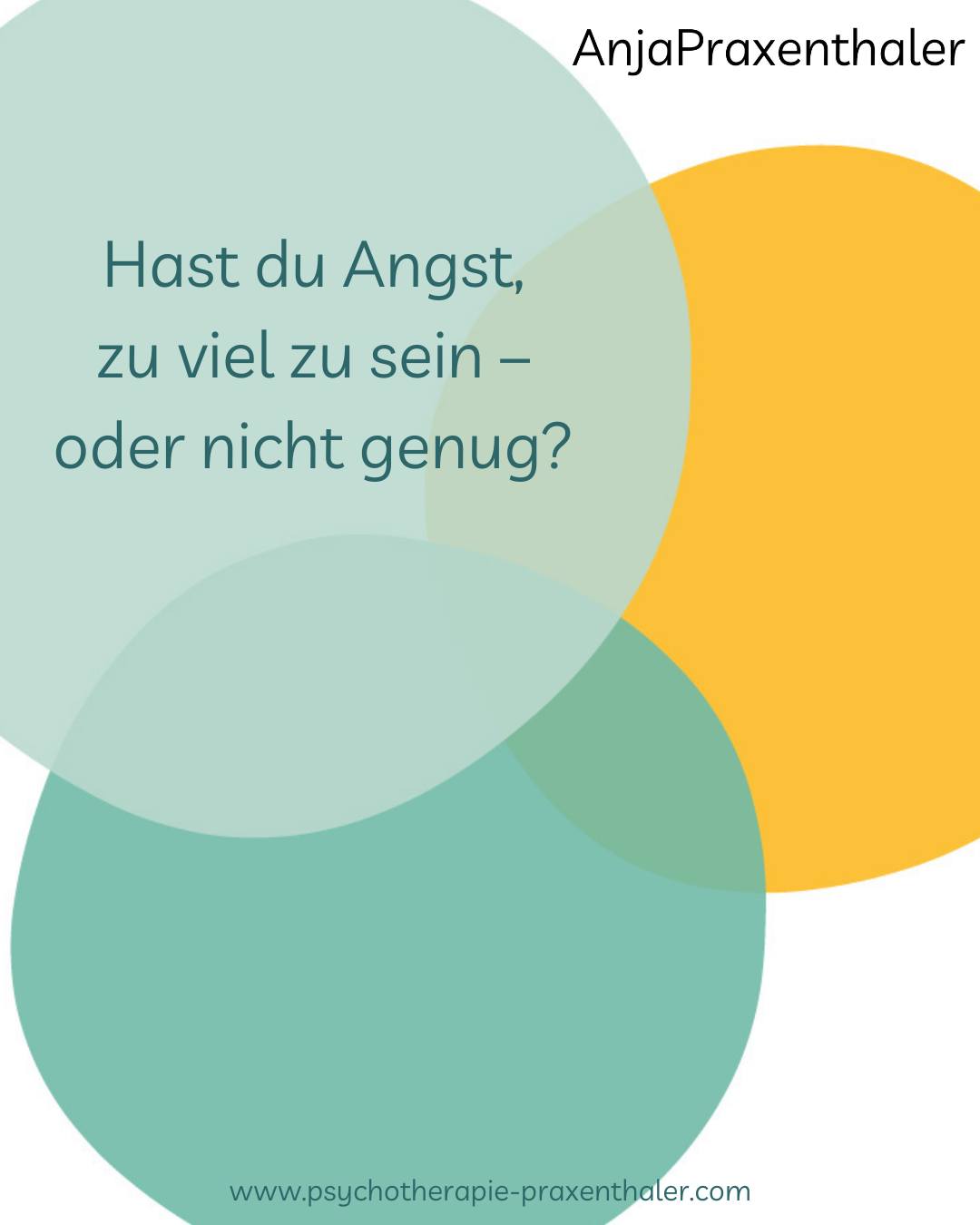 Manchmal fühlt sich das Leben so an,
als würdest du ständig versuchen, den richtigen Platz zu finden.
Nicht zu laut.
Nicht zu sensibel.
Nicht zu kompliziert.
Aber auch nicht zu still.
Nicht zu angepasst.
Nicht unsichtbar.
Also versuchst du, irgendwie genau richtig zu sein.
Und irgendwann merkst du:
Dabei entferne ich mich immer mehr von mir selbst.
Viele junge Frauen kennen dieses Gefühl.
Die Angst,
zu viel zu sein.
Oder zu wenig.
Nicht wirklich zu wissen,
wer man ist,
wenn man einmal aufhört, sich anzupassen.
Genau daraus ist ein neuer Gruppenprozess entstanden.
SELBSTSEINDÜRFEN. ICHBIN.
Ein sechsmonatiger therapeutischer Gruppenprozess
für junge Frauen zwischen 20 und Mitte 30.
Kein Push.
Keine Selbstoptimierung.
Kein „du musst nur…“.
Sondern ein sicherer, offener und herzlicher Raum,
in dem du dich zeigen darfst,
ohne dich zu verstecken.
Ein Raum, in dem du entdecken kannst,
• wer du bist
• was du wirklich fühlst
• und wie du von dort aus stärker und selbstbestimmter durchs Leben gehst.
Wenn du spürst,
dass dich das gerade berührt,
kannst du dich jetzt unverbindlich
auf die Interessentenliste setzen lassen.
Link in Bio
www.psychotherapie-praxenthaler.com
#HeilpraktikerinFürPsychotherapie #PraxisPraxenthaler #AnjaPraxenthaler #Einzeltherapie #Paartherapie #Coaching #einzigartigunperfekt #Weltfrauentag #Gruppenprozess #Gruppentherapie #selbstseindürfen #ichbin #frauenprozess #selbstwert #grenzenlernen #peoplepleasing #emotionaleerschöpfung #jungefrauen #therapiegruppe #authentischleben