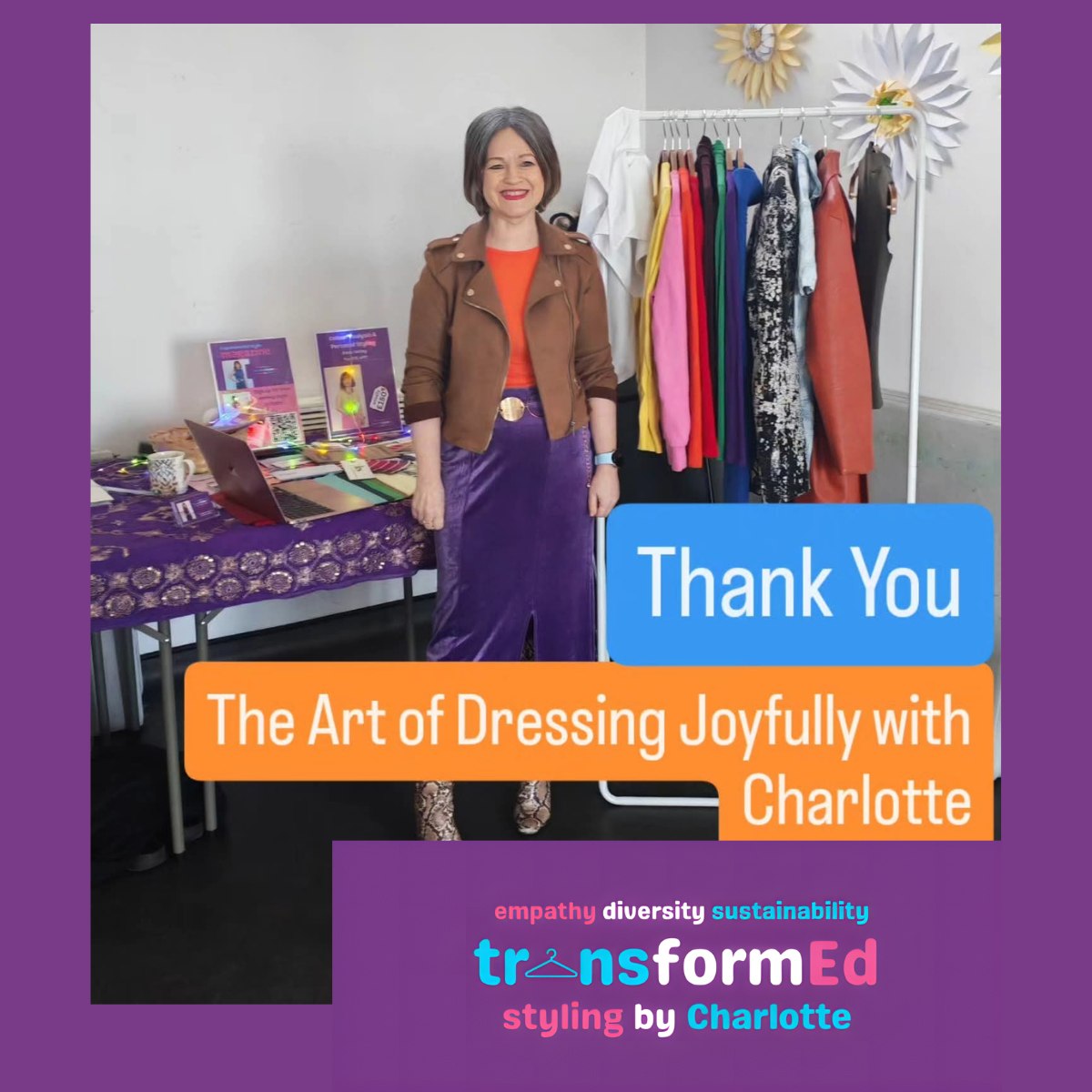 There's a strong link between how we dress and how we feel. It was wonderful this morning to share my ethos of dressing with joy and authenticity .... and with colours right for us emotionally, psychologically and for our skin tones.
Thank you to Scarborough Wellness for inviting me to speak about the Art of Dressing Joyfully, for the lovely audience and the fabulous view!
#personalstylistscarborough #styletips #mybestcolours #colouranalysishull #agepositivity #speaker
