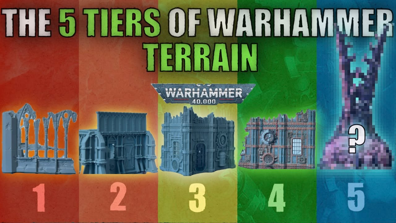 The 5 Tiers of Warhammer Terrain out now! #Warhammer #warhammercommunity #warhammer40k #warhammer40000 #warhammerpainting
https://youtu.be/5fCMe9WazRA