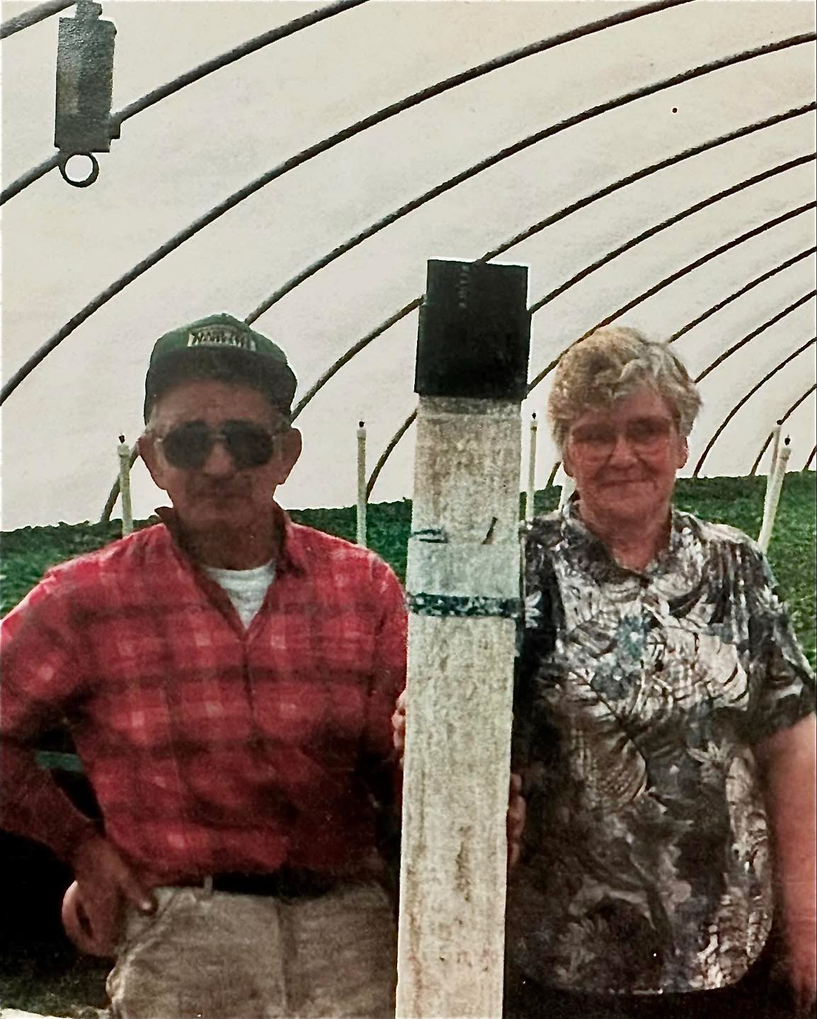 Throwback Thursday! You get two for one this week! The first photo is of Jack and Orpha standing next to the first hot water pipe at Ward’s and the second is Greg in the same place. What fun pictures to look back on! Circa 1980’s.