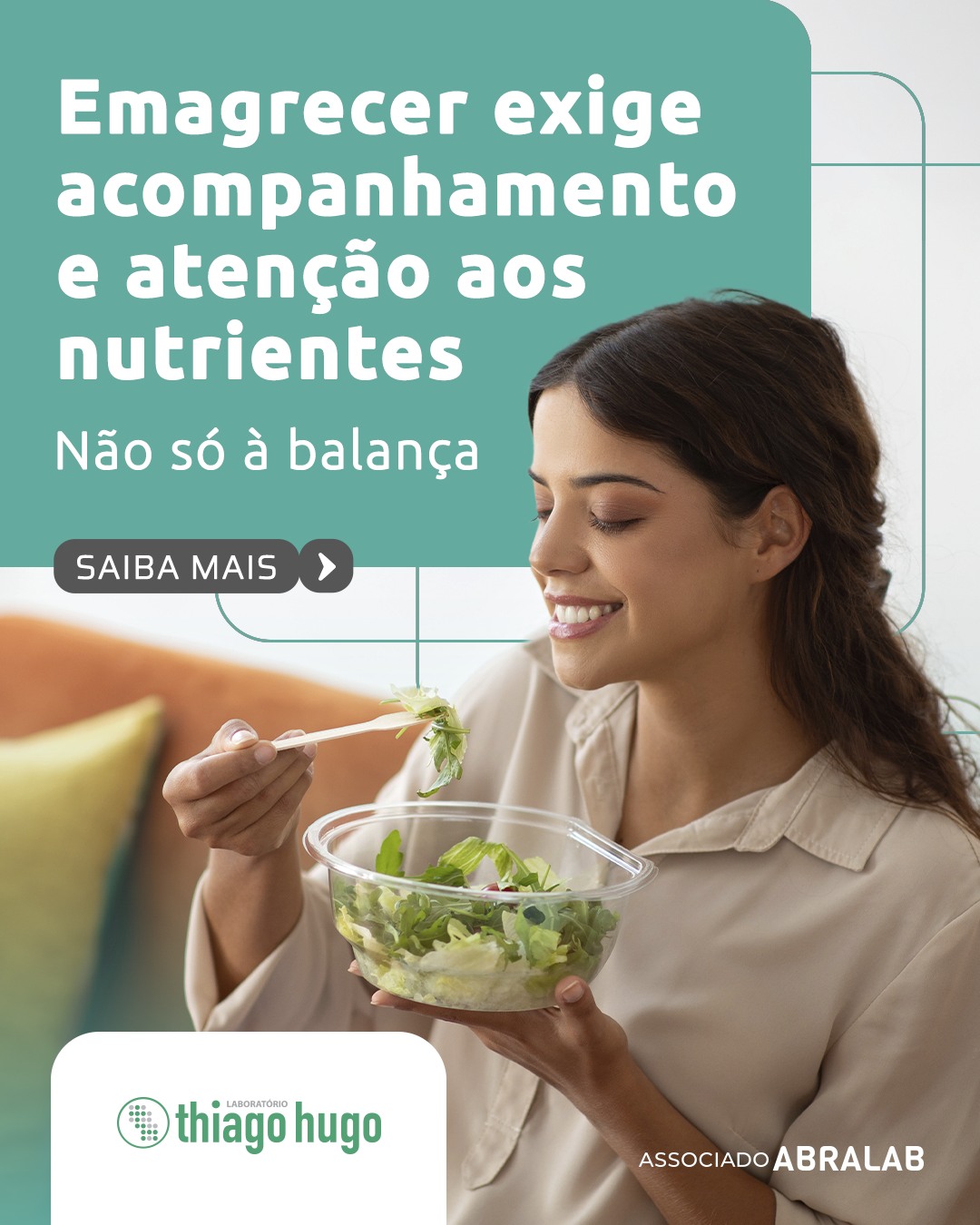 🥗 O emagrecimento é benéfico à saúde em casos de obesidade e sobrepeso, mas quando acontece de forma acelerada e sem o devido acompanhamento, é fundamental verificar possíveis alterações no organismo, como a menor absorção de nutrientes.
Os exames laboratoriais contribuem para isso ao identificarem carências, o que ajuda a prevenir efeitos indesejáveis e garantir um processo de emagrecimento mais seguro e equilibrado.
👉 Está em processo de emagrecimento? Entre em contato conosco, e faça seus exames de acompanhamento.
🔬Laboratório Thiago Hugo
☎📲 Whatsapp ou Call Center (38) 3531-8650
📧 contato@laboratoriothiagohugo.com.br
📍Unidades em Diamantina, Patrocínio, Conceição do Mato Dentro e região.
Para mais informações, acesse o site:
🌐 www.laboratoriothiagohugo.com.br
#diamantinamg #conceiçãodomatodentro #patrocinio #laboratoriothiagohugo