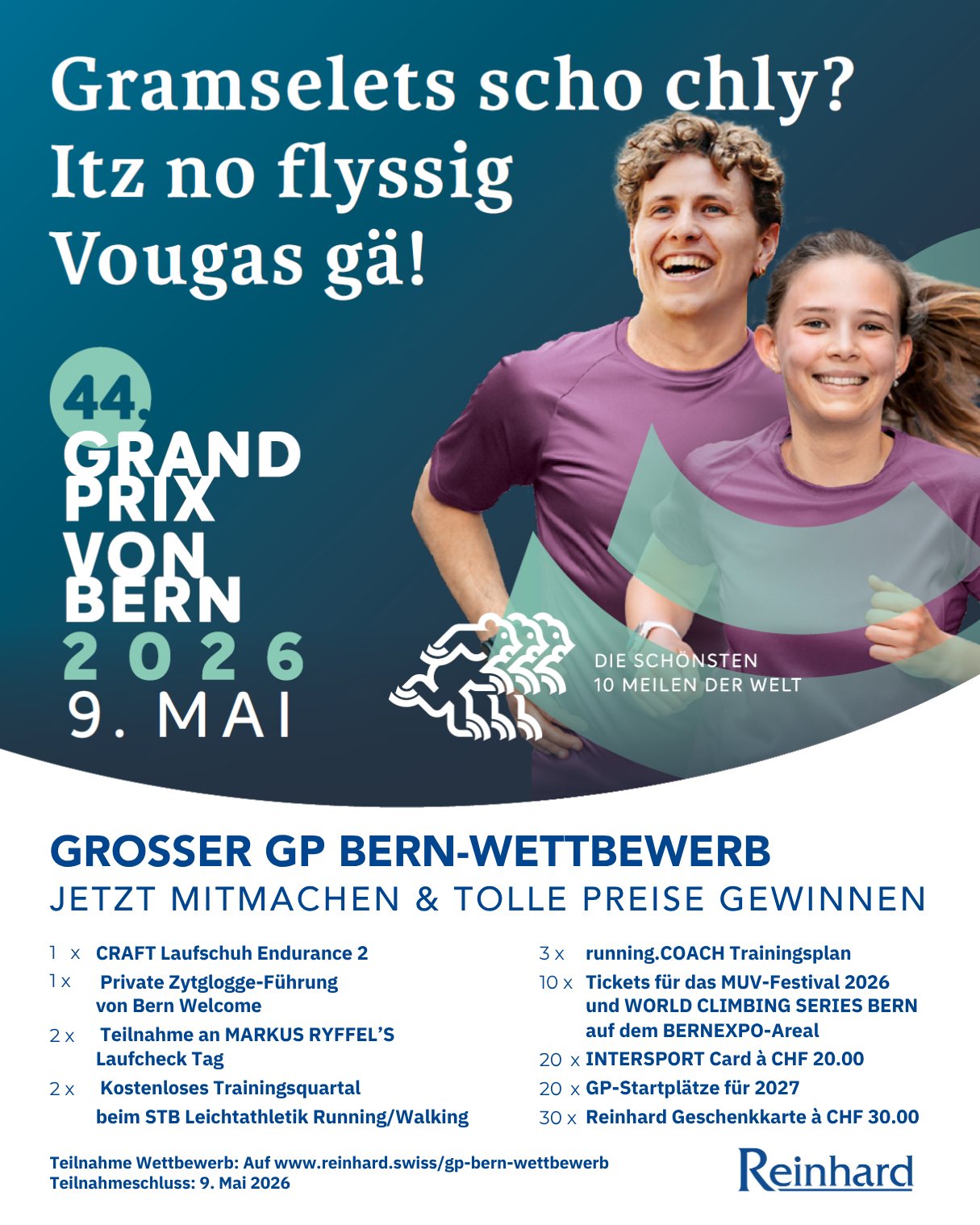 Itze no di letzi Chance nutze & am GP-Wettbewerb mitmache ☺️🏃🏼🏃🏻
uf üsere Website fingsch de link 😉
#feinisache #gpbern #GPBern2026 #berneraltstadt #bäckerei #konditorei #wettbewerb