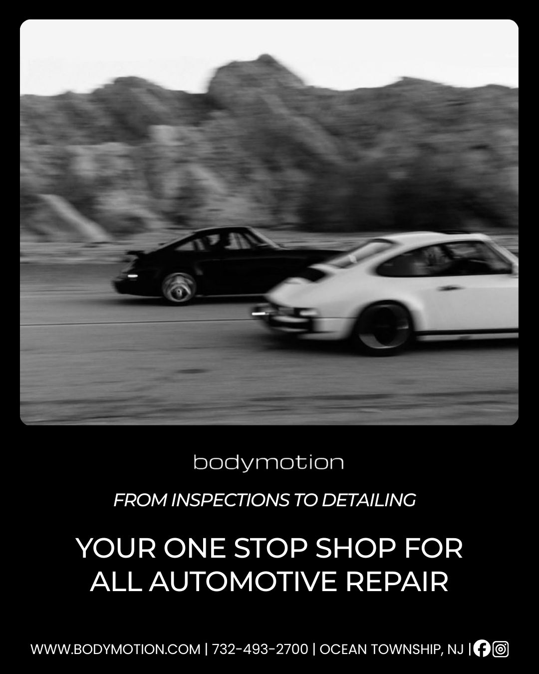 At Bodymotion’s Detail Shop, we care about the details because your car deserves nothing but the best! ✨🚗
40+ Years of Passion and Excellence
www.bodymotion.com | 732-493-2700
