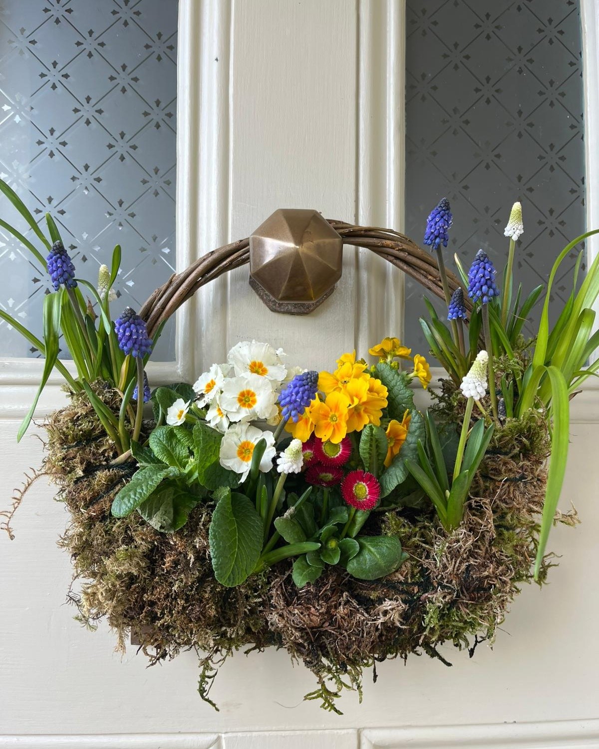 The Spring Wreath I made last week is now in bloom and looking even more lovely! If you would like to gift flowers but prefer something more long lasting, you can plant the bulbs in your garden after they have finished flowering, and if you are feeling creative you can reuse the wreath for another project.
These are priced at £40 in our website shop
