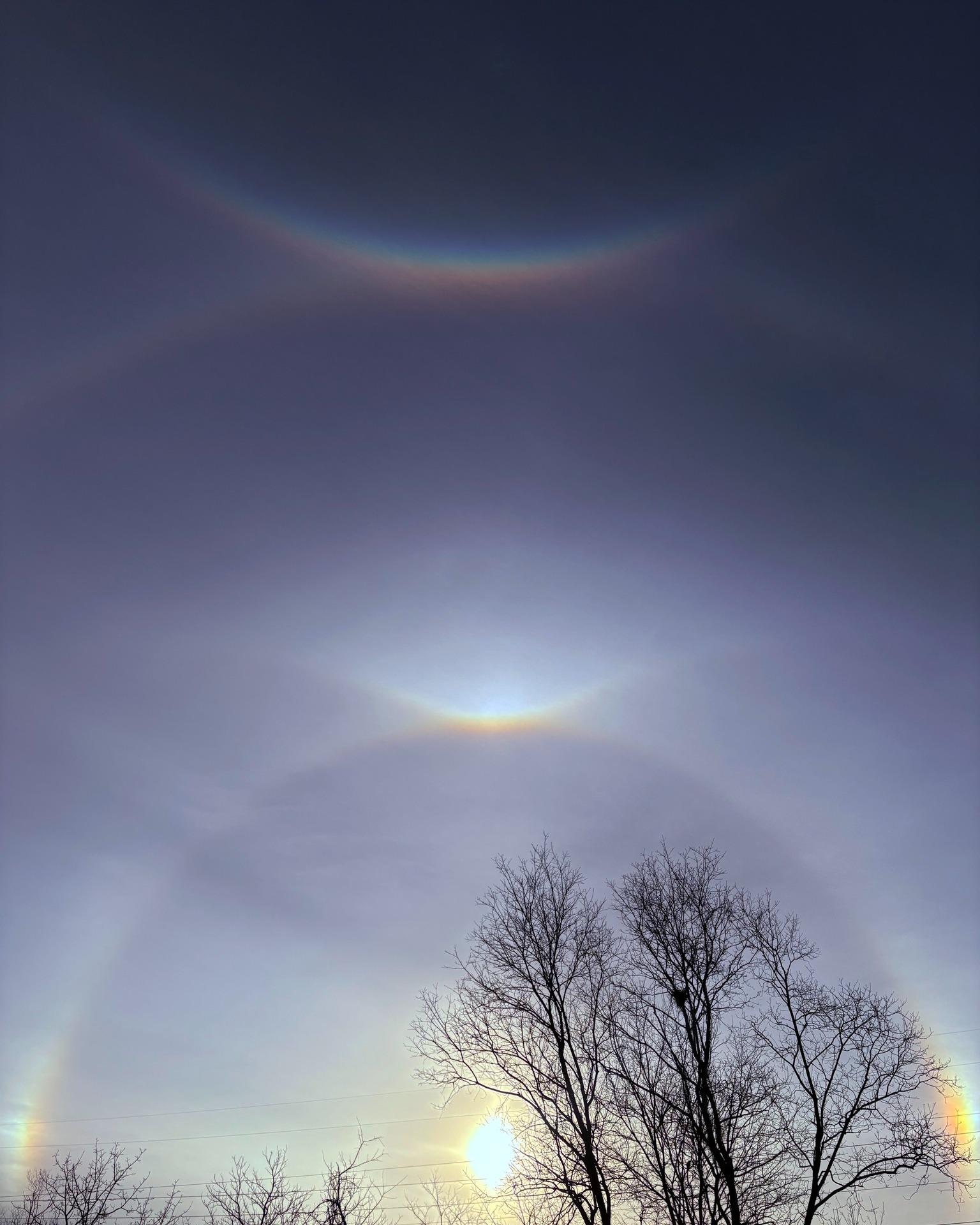 Howard County, March, 2026
(13) I have set my rainbow in the clouds, and it will be the sign of the covenant between me and the earth. (14) Whenever I bring clouds over the earth and the rainbow appears in the clouds, (15) I will remember my covenant between me and you and all living creatures of every kind. Never again will the waters become a flood to destroy all life. (16) Whenever the rainbow appears in the clouds, I will see it and remember the everlasting covenant between God and all living creatures of every kind on the earth.”
Photo credit - Lynn Foor (thank you!)
#GodsCovenant #bibletruth #howardcountymd #columbiamd #Godiseverywhere #episcopal #episcomd