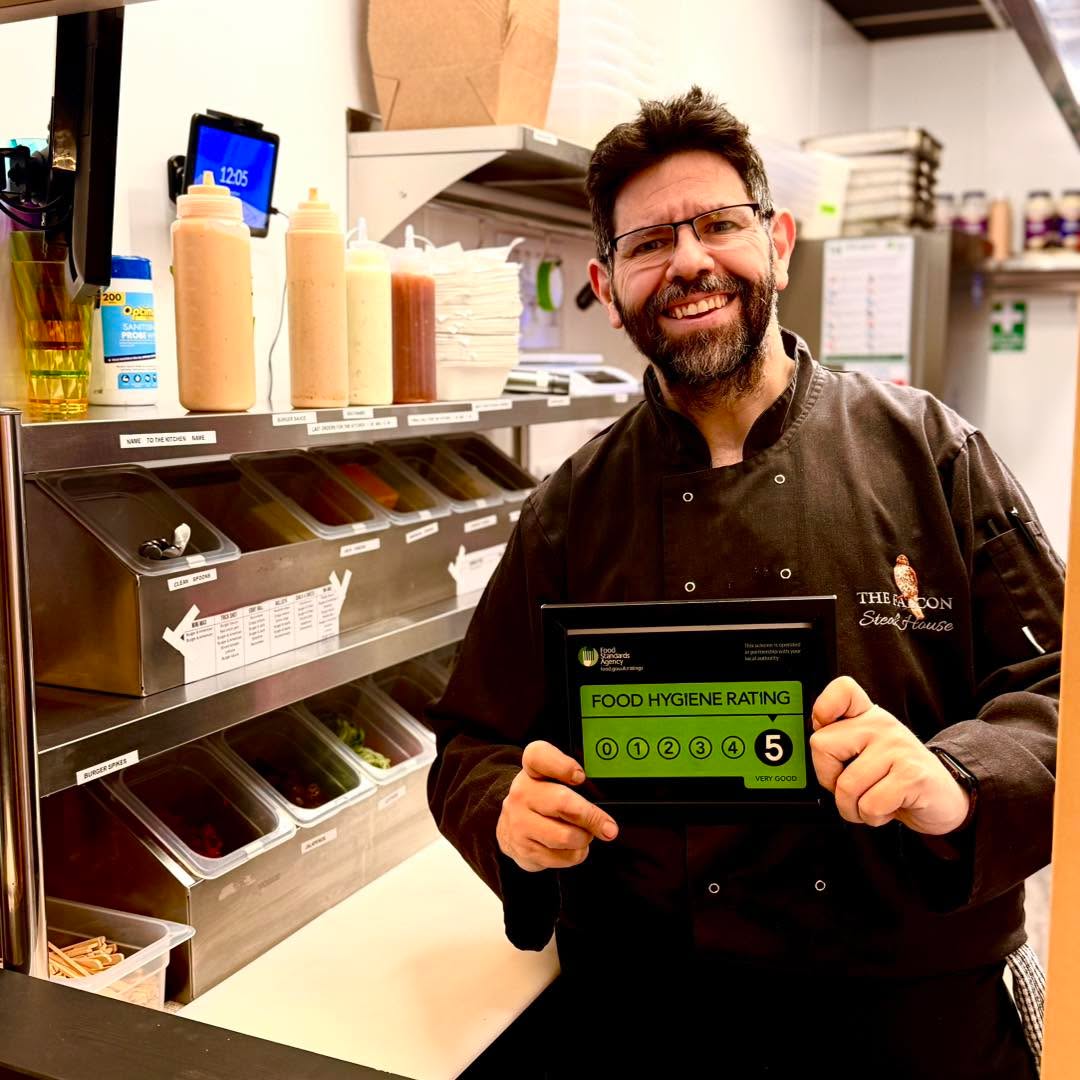 🚨 SURPRISE INSPECTION… 🚨
Today we had the knock on the door every hospitality business knows…
Environmental Health Officer.
On-the-spot inspection.
I’m really proud to say the kitchen we run as The Falcon Steakhouse at Maxi Lounge Yate was awarded the maximum 5-Star Food Hygiene Rating. ⭐⭐⭐⭐⭐
These things don’t happen because someone has a good day when the inspector turns up — they happen because the team work to the right standards every single shift.
Massive credit to everyone working at Maxi Lounge, and to the Falcon team running the kitchen there. It’s a proper team effort and you should all be proud.
And the good news doesn’t stop there…
Maxi Lounge itself also received a 5-Star rating for the venue itself ⭐⭐⭐⭐⭐
Two inspections.
Two top scores.
Exactly how it should be.
Now… back to burgers and dirty fries. 🥩🍔🔥
👏 If you’ve eaten with us at Maxi Lounge recently, give the team a 👍 or ❤️ in the comments — they deserve it today.
Andy & the team
The Falcon Steakhouse at Maxi Lounge