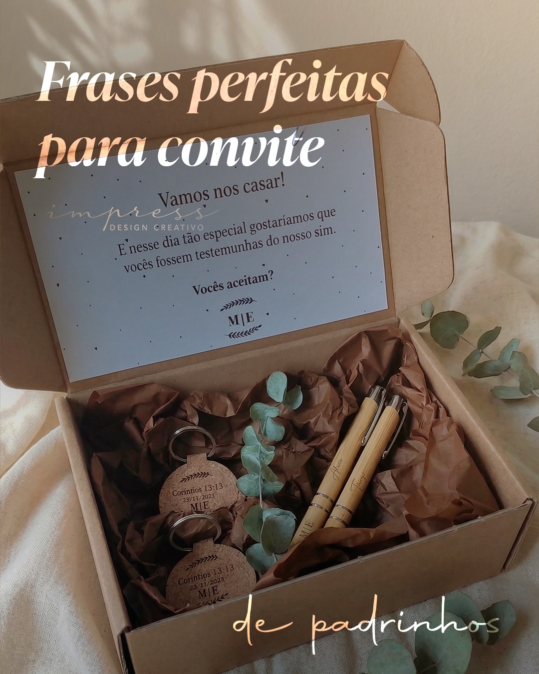 Quando chega a hora de fazer o convite, muita gente trava na frase.
Sabe exatamente quem quer convidar, mas na hora de colocar em palavras fica rodando em círculo. Aqui tem algumas opções que eu gosto e que chegam do jeito certo, sem forçar e sem parecer genérico.
Salva esse post pra quando o momento chegar. 💌