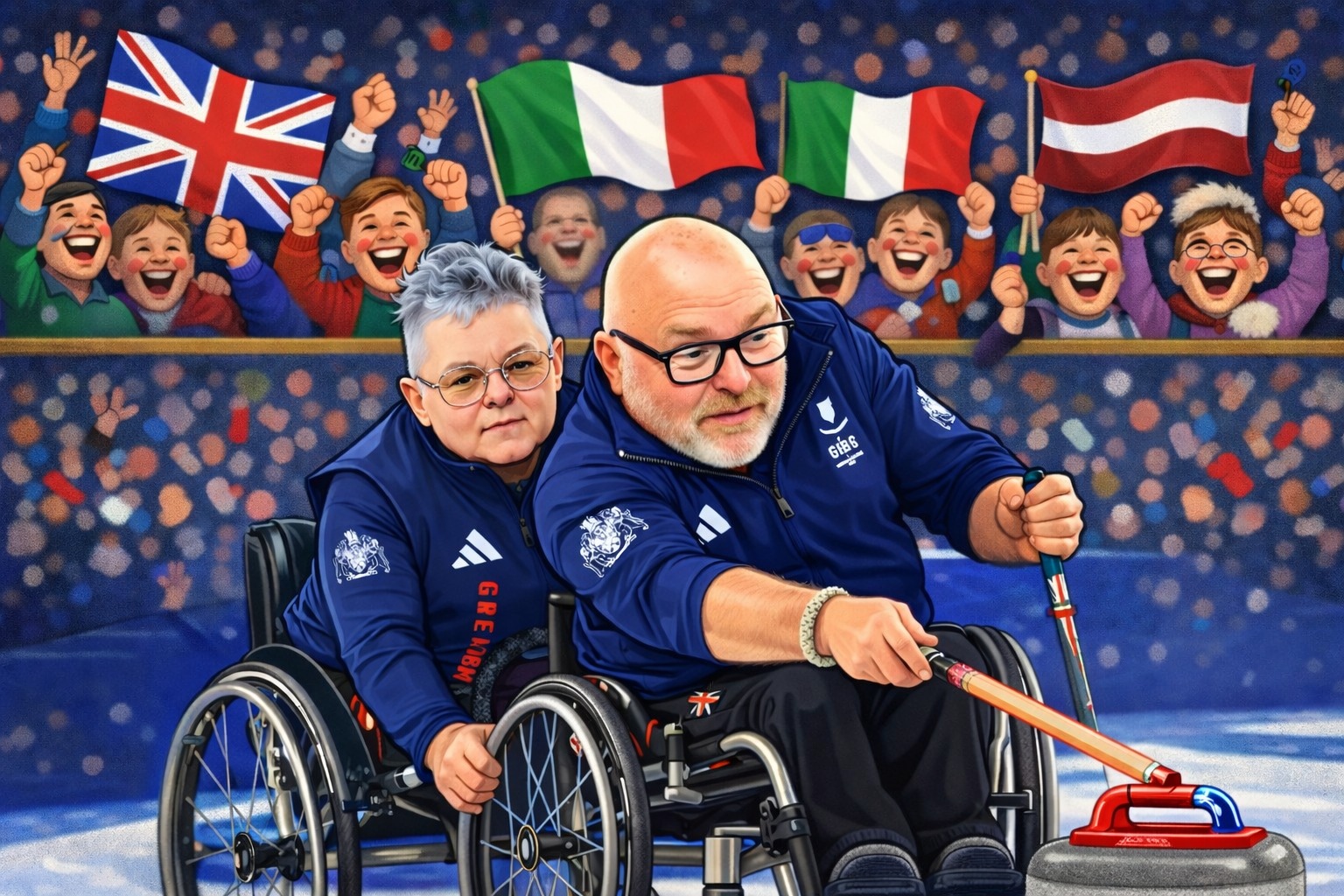 Two more games to go for @paralympicsgb_official Mixed Team at Milano Cortina 2026. Unfortunately they can’t make the play offs, but pride still to play for. You can watch the penultimate game against Latvia at 7pm tonight on @channel4sport YouTube channel. The final group match is against Norway tomorrow at 5.30pm #MilanoCortina2026 #Paralympics