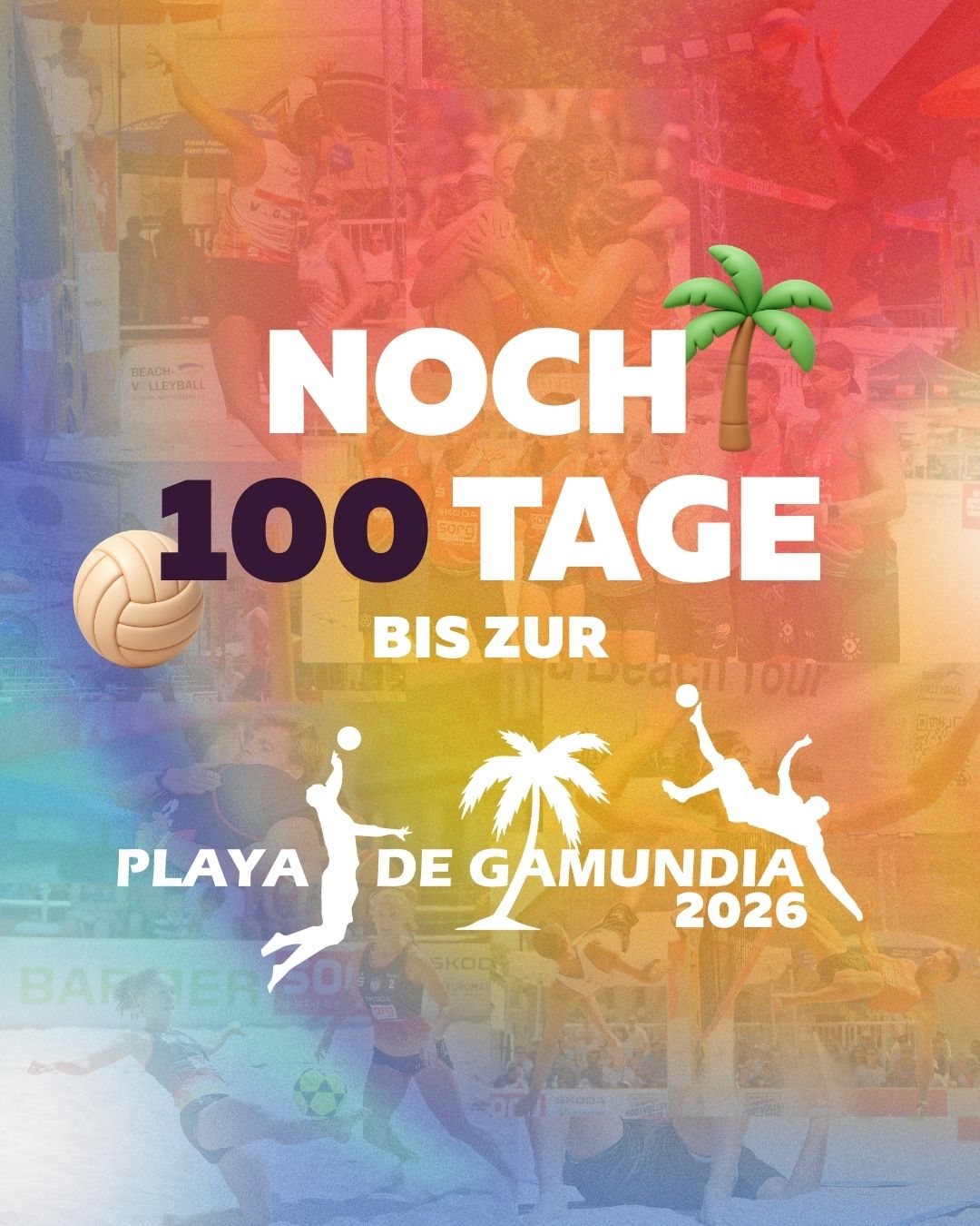 ⏳ Noch 100 Tage!
Der Countdown läuft – in 100 Tagen verwandelt sich Schwäbisch Gmünd wieder in eine große Beach-Arena. 🏖️
Playa de Gamundia bringt euch wieder Footvolley, Beachvolleyball, Sand und echtes Sommerfeeling mitten in die Stadt. ☀️
#playadegamundia #countdown #schwäbischgmünd #beachfeeling #footvolley #beachvolleyball