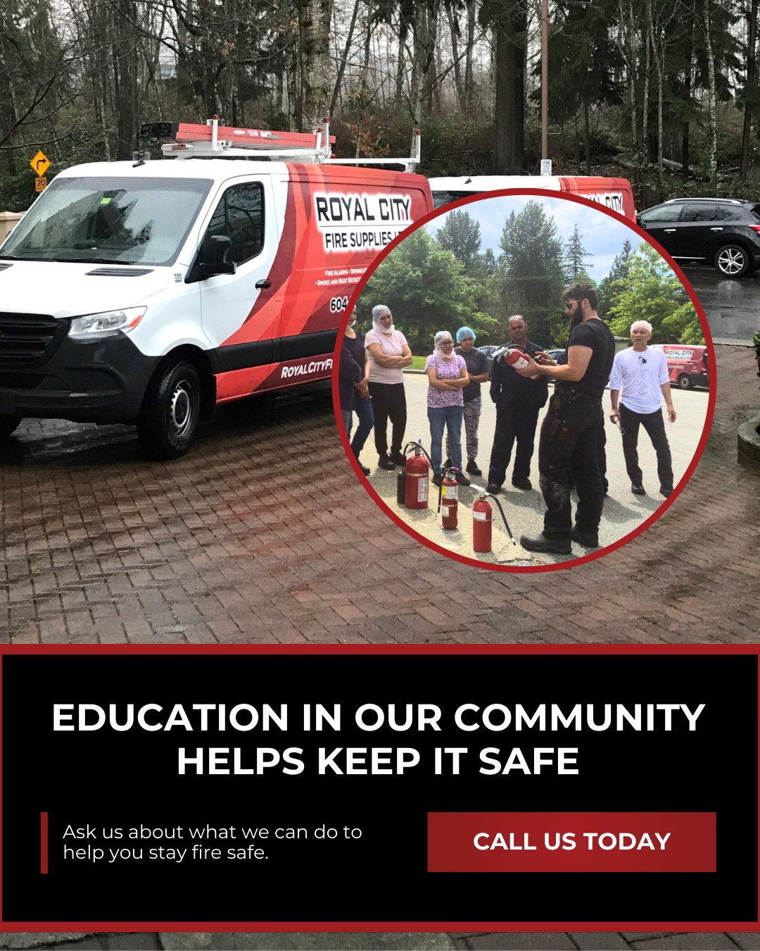 Stronger communities start with smarter safety.
At Royal City Fire Supplies, we believe education is one of the most powerful fire prevention tools. From hands-on extinguisher training to safety awareness sessions, we’re proud to support local businesses and residents with the knowledge they need to act confidently in an emergency.
Because protecting our community goes beyond installations—it starts with education.
Ask us how we can support your team.
#CommunitySafety #FirePreventionEducation #RoyalCityFire #LifeSafetyTraining #PreparedCommunities #SafetyMatters