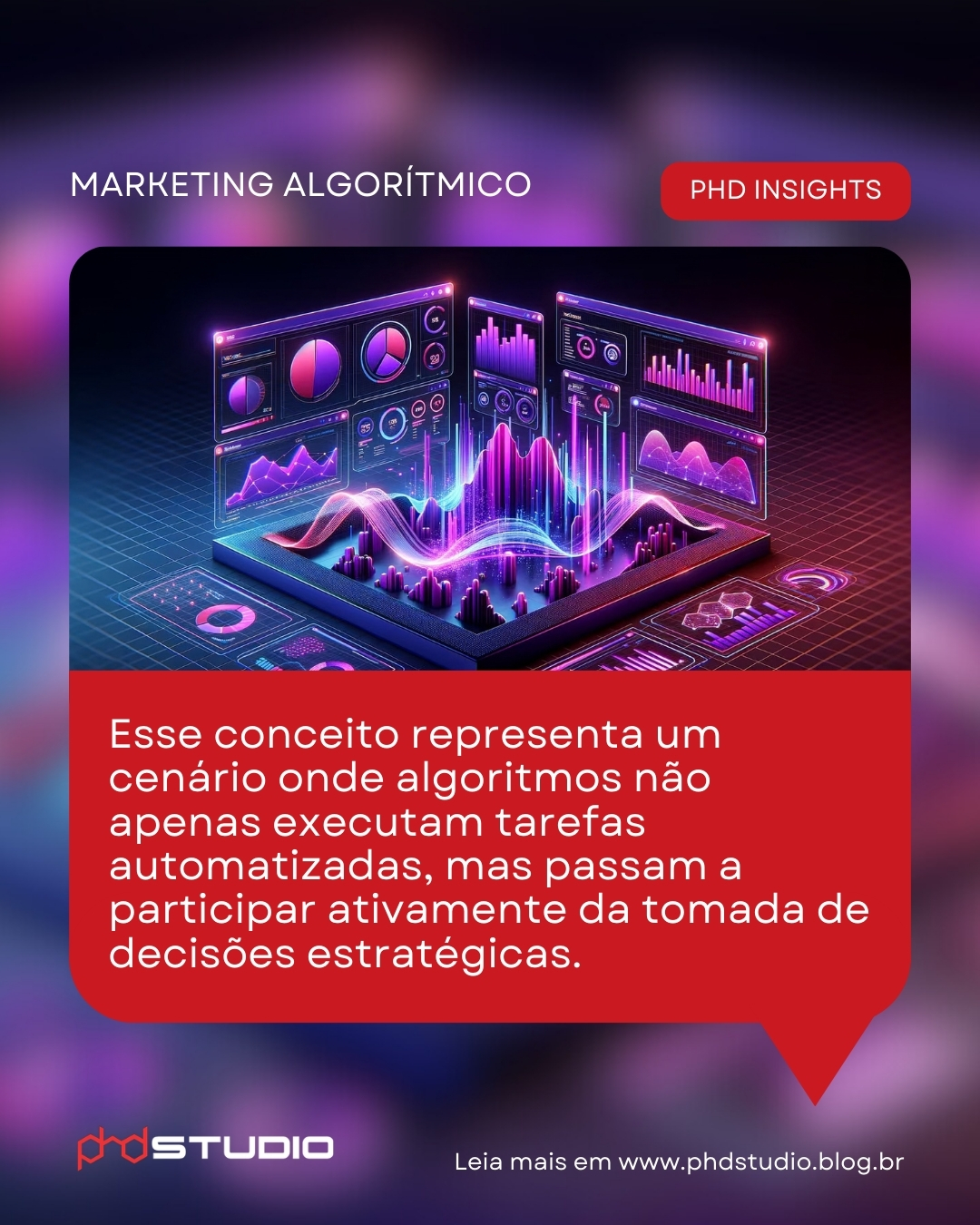 Marketing Algorítmico está redefinindo como planejamos crescimento. Do targeting à criação, os algoritmos já influenciam decisões estratégicas — e o artigo novo explica o porquê. Link in Bio
#MarketingAlgorítmico #MarketingDigital #Inovação #DataDriven #Estratégia #PHDStudio