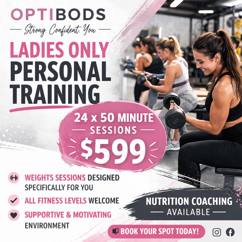 24 sessions designed specifically for you.
Weights for strength, shape, posture and weight loss.
Flexible weekly bookings to fit in with busy schedules.
