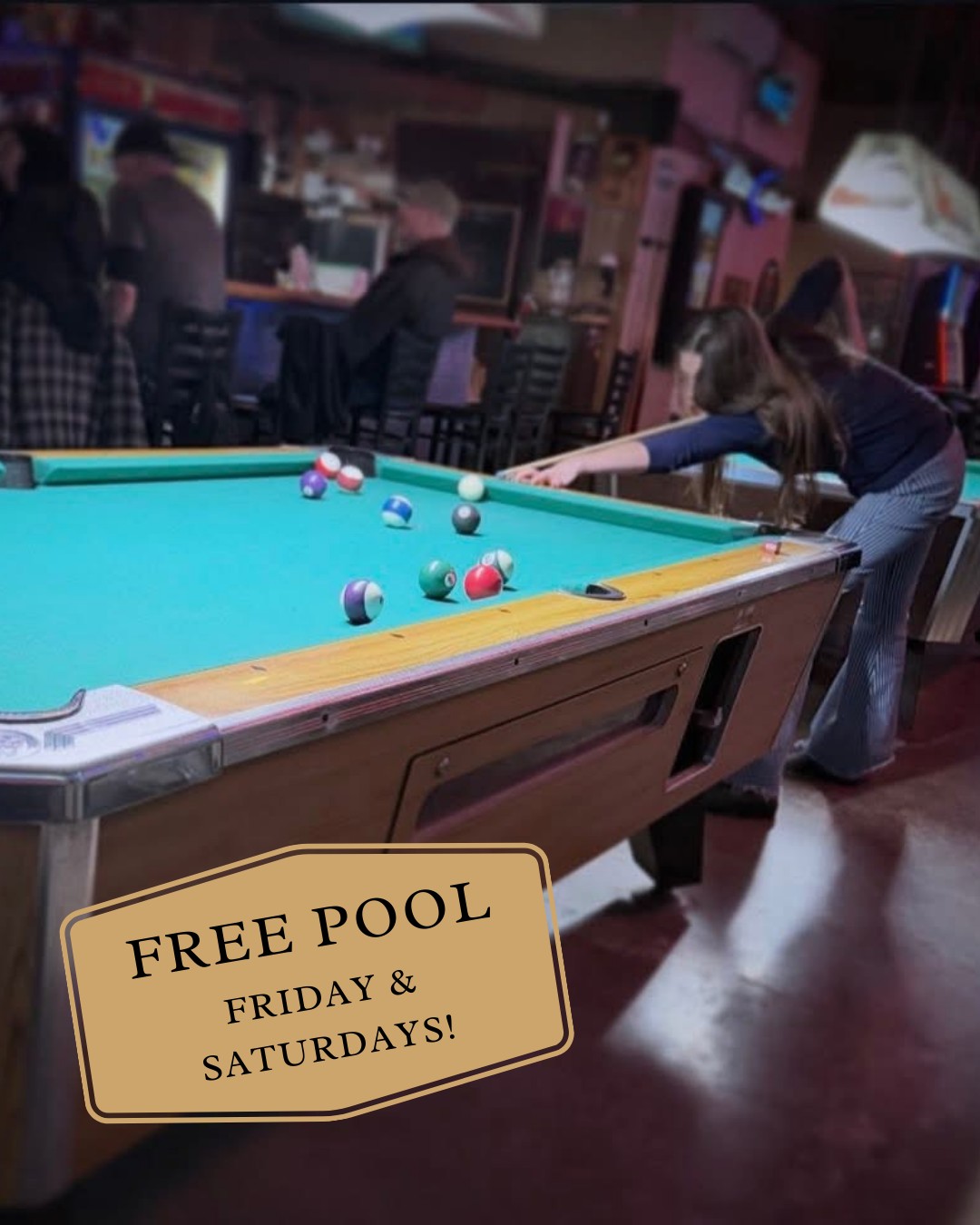 Weekends at The Tumble Inn mean one thing:
🎱 FREE POOL Friday & Saturday
Grab a drink and claim your table.
#RedmondBars #CentralOregonNightlife #TumbleInn #TumbleInnRedmond #thetumbleinnredmond #local #centraloregon #TumbleInn #LocalSpot #localbusiness #localhangout #DiveBarLegends #RedmondOregon #LocalBarVibes #RedmondBars #RedmondOR #DiveBarVibes #localsknow #DiveBarPool #BestDiveBar #FreePool #PoolPlayers #CentralOregonLife #TumbleInnFamily #thetumbleinn #RedmondORBars