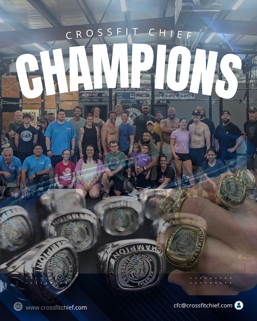 Join us this Saturday -
Only 1 point separates our first and second place teams going into week 3 of the 2026 Open.
Heats begins about 9:15am. The gym will open at 8:45am for athletes to begin warming up.
#crossfitopen #cfc #tylertx #mayhemaffiliates