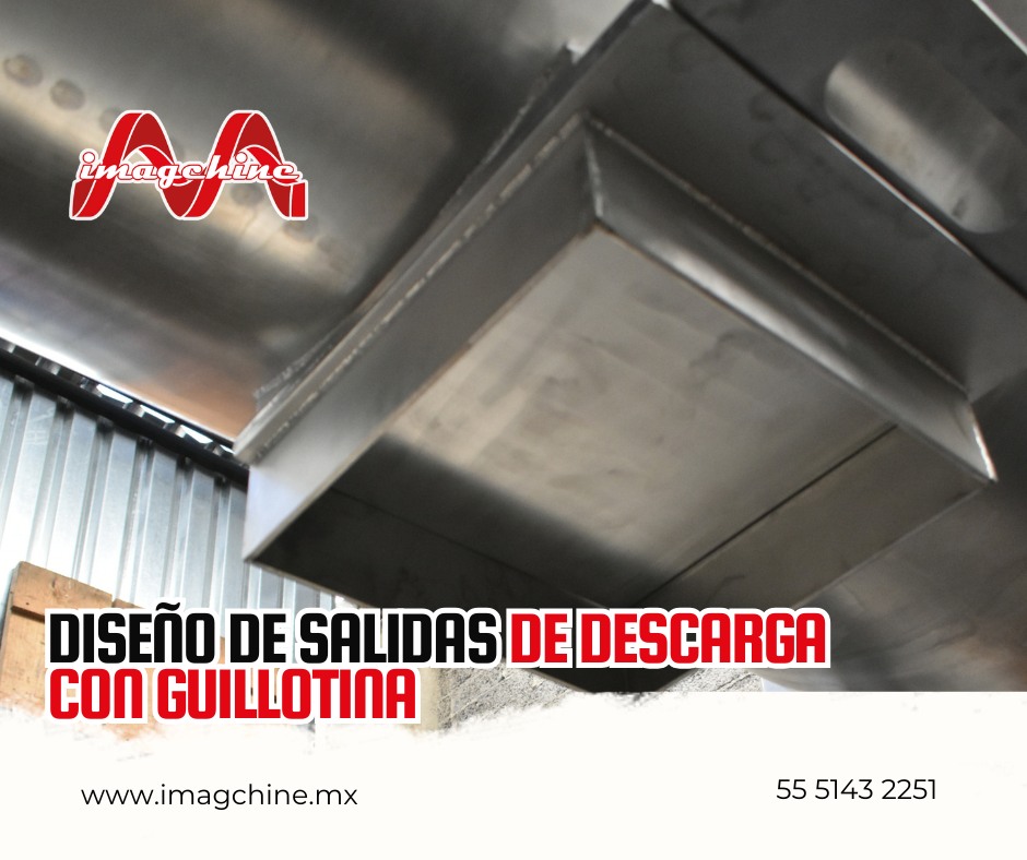 En #IMAGCHINE desarrollamos #guillotinas_industriales diseñadas para el control eficiente del flujo de materiales a granel en #tolvas, #silos y #transportadores_helicoidales.
Fabricadas con materiales de alta resistencia y diseñadas a medida para cada aplicación, nuestras #guillotinas permiten regular, interrumpir o aislar el flujo de material de forma segura y precisa, facilitando las operaciones de mantenimiento y control del proceso.