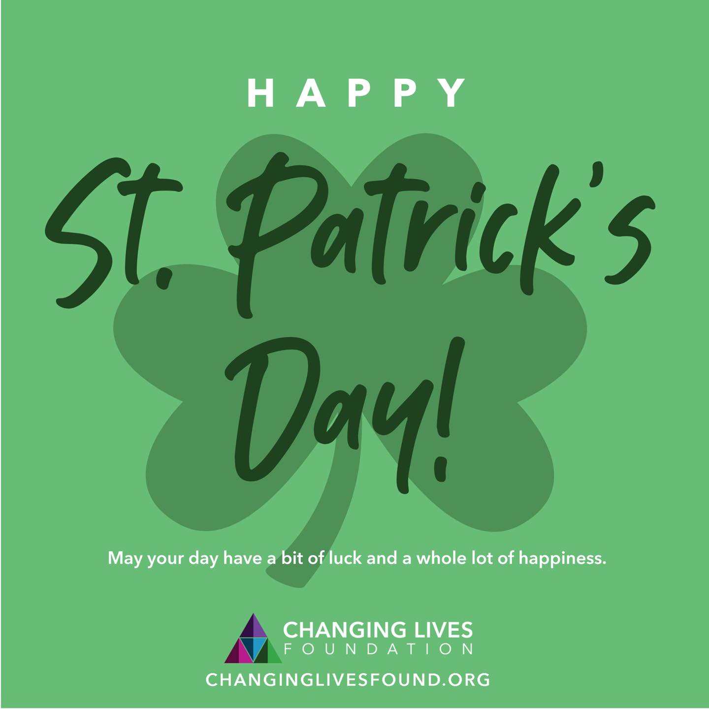 🍀 Happy St. Patrick’s Day! ☘️
#changinglivesfound #up2Him #stpatricksday☘️ #march