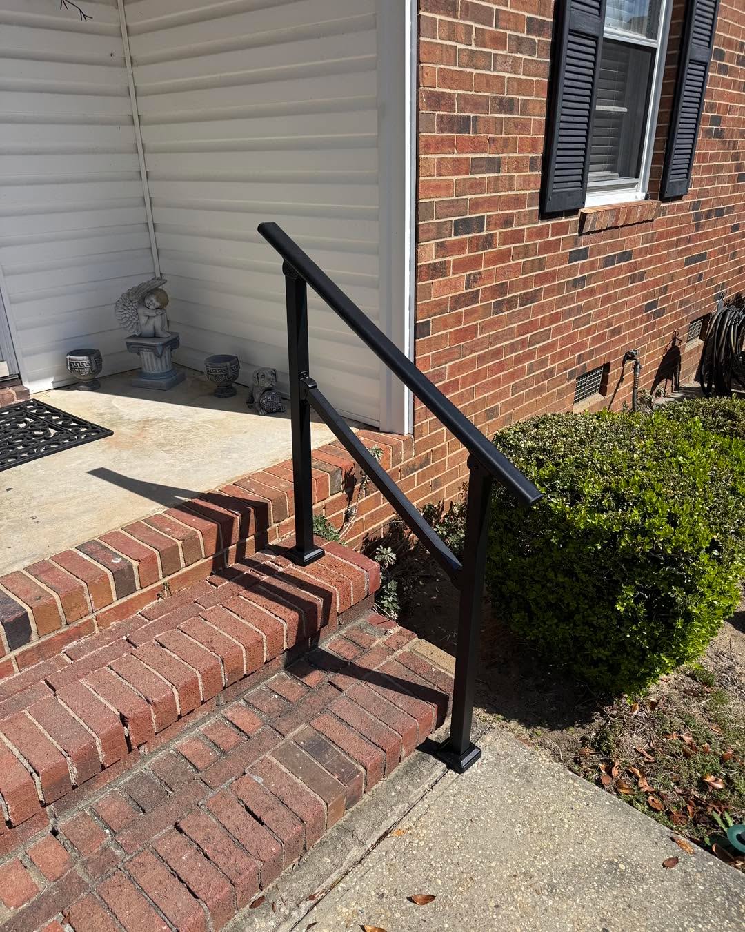 Wrapped up a fresh handrail install today.
This setup gives the steps solid support, keeps the entry safe, and blends in cleanly with the home's exterior. Small upgrades like this make a big difference in everyday use and long-term accessibility.
If your steps or walkways could use a sturdy, professionally mounted handrail, I've got you covered.
Taskline Home Services - Reliable. Local. Done Right.
#TasklineHomeServices #FayettevilleNC
#HopeMillsNC #HandrailInstall #HomeSafety #ExteriorUpgrades #LocalHandyman
#BrickMountRail #QualityWork