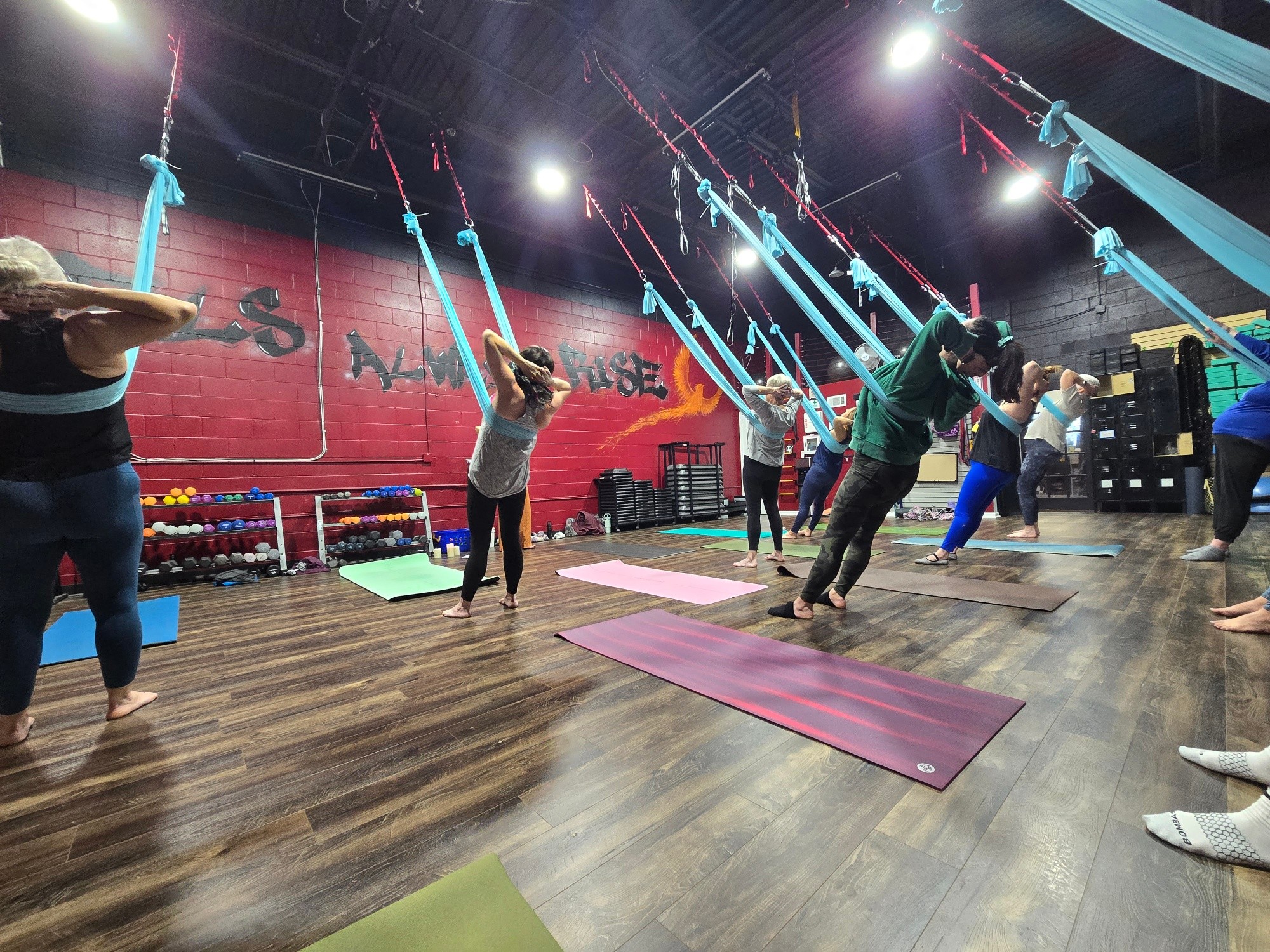 RISE Aerial Fitness sessions happen every Monday & Wednesday at 7pm... and you can try them as part of our new client special for just $20!
#danvillein #hendrickscountyindiana #rebelfitstudio #brownsburgindiana #rebelsalwaysrise #plainfieldindiana #avonin #shoplocal #smallbusiness #HendricksCountyIN #yogaisforeverybody #brownsburgin #ShopSmall #yogaeverydamnday #lovethebodyyourein #strongisthenewpretty #317yogis #selfcare #sweatyworkout #barre #mytribe #pulpfrictionavon #hotyogalife #firefitavon
