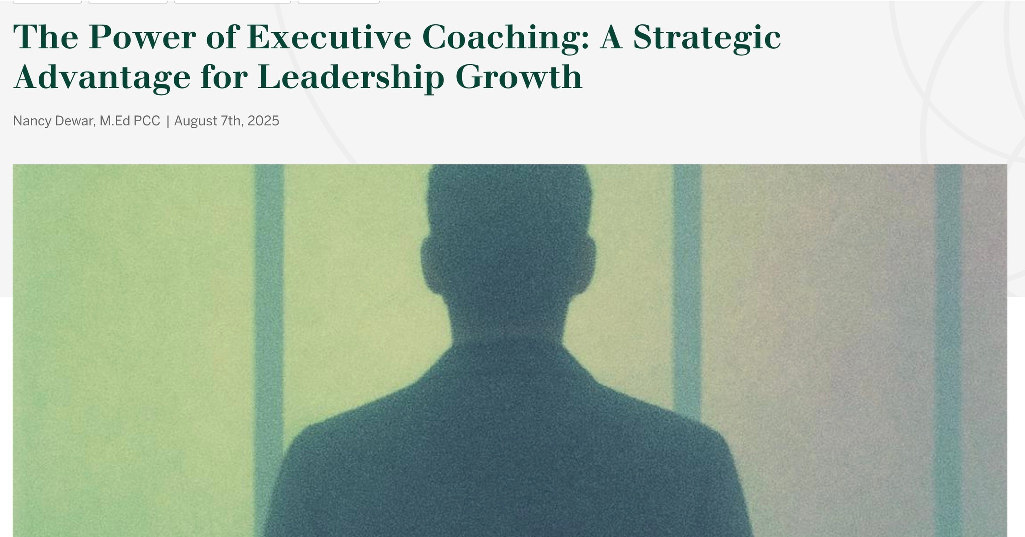 The Power of Executive Coaching: A Strategic Advantage for Leadership Growth
Si vous souhaitez renforcer votre leadership — ou accompagner vos dirigeants dans leur développement — cet article vaut vraiment le détour : “The Power of Executive Coaching: A Strategic Advantage for Leadership Growth.”
Il montre concrètement comment le coaching exécutif peut devenir un véritable levier de transformation. À travers des témoignages inspirants et des cas réels, on y découvre l’impact profond que ce type d’accompagnement peut avoir, aussi bien sur le plan personnel que professionnel.
C’est une lecture particulièrement éclairante pour comprendre en quoi investir dans le potentiel humain peut faire évoluer non seulement des individus, mais aussi toute une équipe. À ne pas passer à côté.
https://www.ivey.uwo.ca/executive-education/insights/2025/08/the-power-of-executive-coaching-a-strategic-advantage-for-leadership-growth/