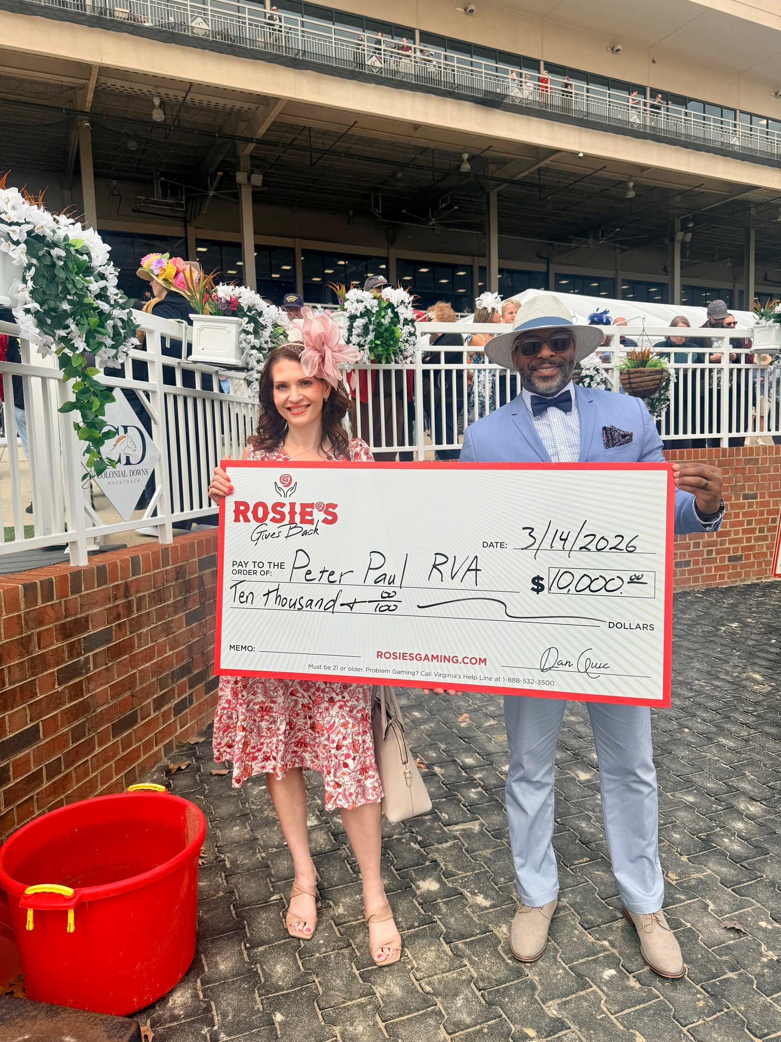 This weekend, our CEO, Corey Taylor (@coreyt33), and Chief Development Officer, Megan Miller, joined the excitement at @colonialdownsracetrack to celebrate a generous donation from @churchilldowns.
We are deeply grateful to Churchill Downs Incorporated and the Colonial Downs team for investing in Richmond’s East End. Their support helps ensure that children and families have access to high-quality educational opportunities, trusted relationships, and vital community connections.
Partnerships like this make a lasting difference and move us closer to a stronger, more equitable future for Richmond.