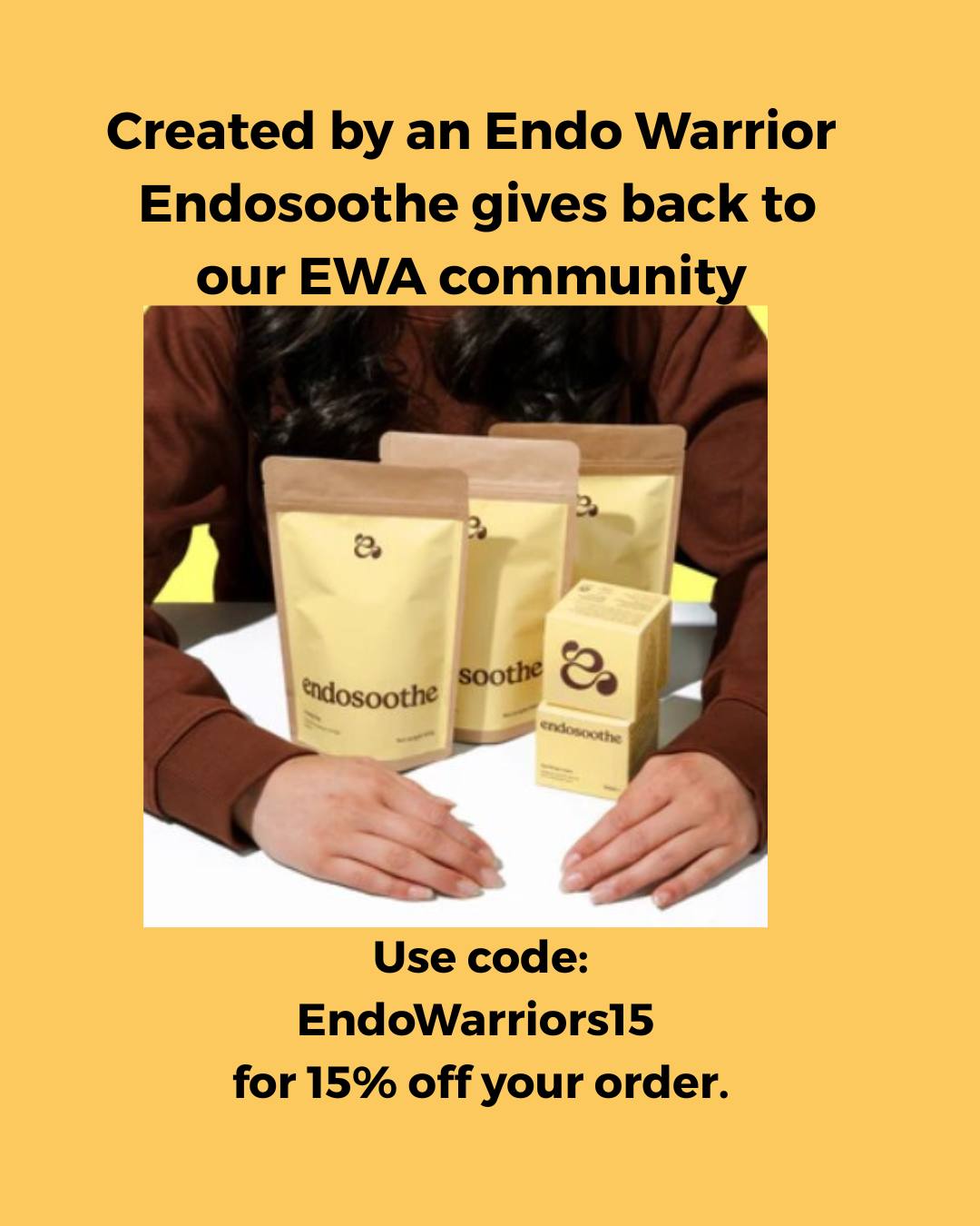 We are so proud to spotlight @endosoothe this March.
Endosoothe was created by an endometriosis warrior who truly understands the realities of living with chronic pelvic pain. When products are designed from lived experience, they carry a different level of care, intention and understanding.
Even more special, Endosoothe donates $1 from every product sold directly to Endo Warriors Aotearoa. That means every purchase not only supports someone managing their own pain, it also helps us continue our education programmes, advocacy work and community support across Aotearoa.
This is what community looks like.
Endo warriors backing endo warriors.
Thank you Endosoothe for standing alongside us, for giving back, and for turning lived experience into something that supports others.
If you are looking to support a small business built from real understanding, go check them out and show them some aroha.
#EndometriosisAwarenessMonth
#EndoWarriorsAotearoa
#EndoCommunity
#selfcarewithchronicillness
#endowarrior
