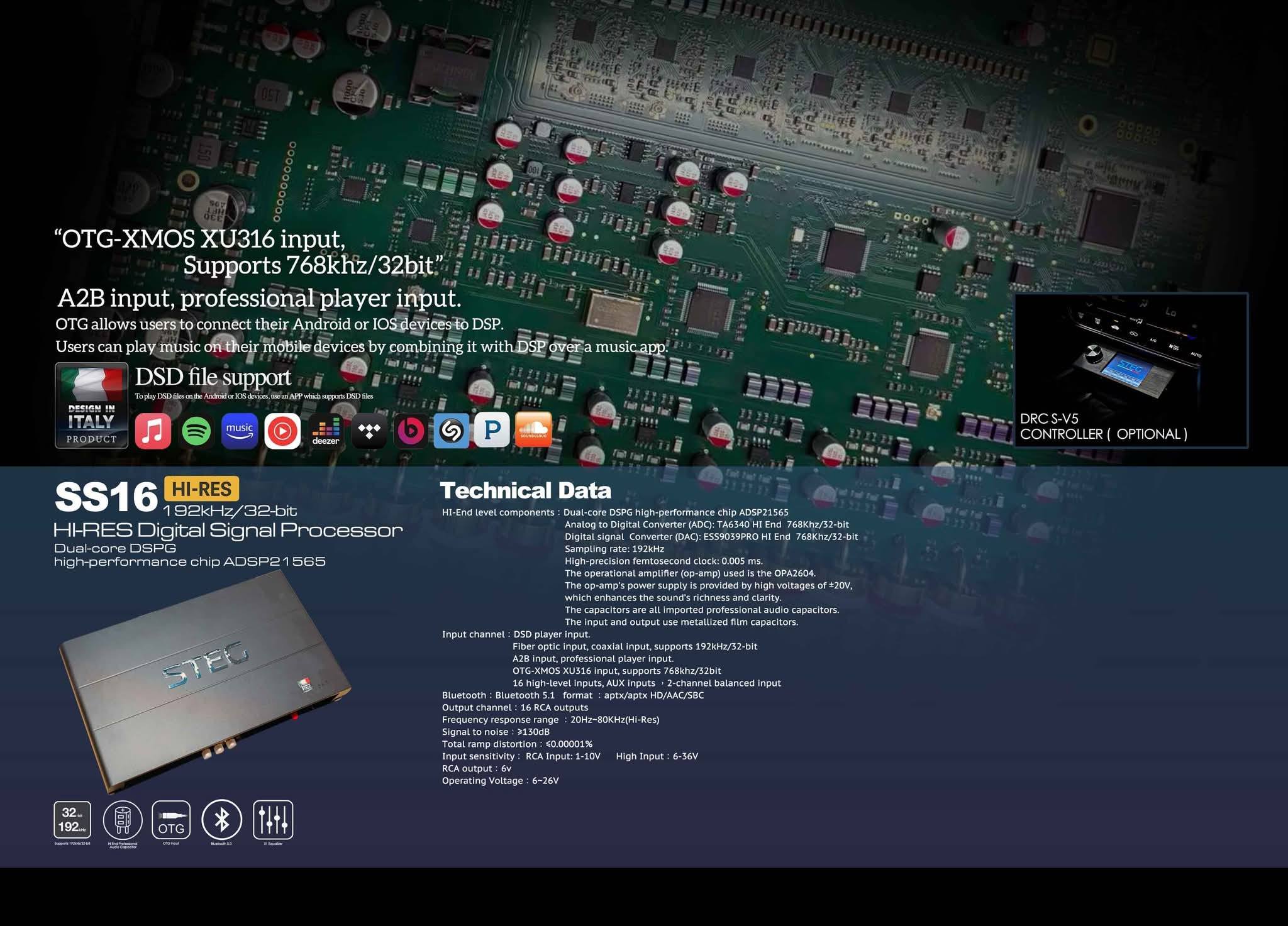 🎶GTTrading 🇮🇹 The wait is over... we're happy and excited to announce 📐✏️that we've achieved another great Italian🇮🇹 feat... STEG🇮🇹 DSP SS16...🎶🔝💯 High-resolution music 🎶🆒️like never before. We look forward to seeing you at the official presentation✅️ at CAR MEDIA WORLD 🌏 in Salzburg during the EMMA final from March 27th to 29th, 2026. We look forward to seeing you...