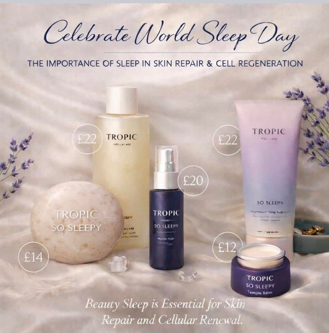 What else is there to do on #WorldSleepDay🌙 but go to bed at a decent hour!
I wasnt a great sleeper as a baby. My mum will happily tell you that she didnt get a decent nights sleep in years courtesy of me and my brother 🫣 These days its more likely a night sweat or waking up thinking of all the things on my lengthy to do list! And I know that rest and a decent nights sleep are key for me being able to process, shut down so my body can process and reset.IF im underslept? All bets are off as to which version of me will turn up 😆. So tonight, devices are off, ive got the scent of my @tropicskincare so sleepy spray on my pillow and temple balm gently massaged into my pulse points. Sweet dreams! 🥱😴